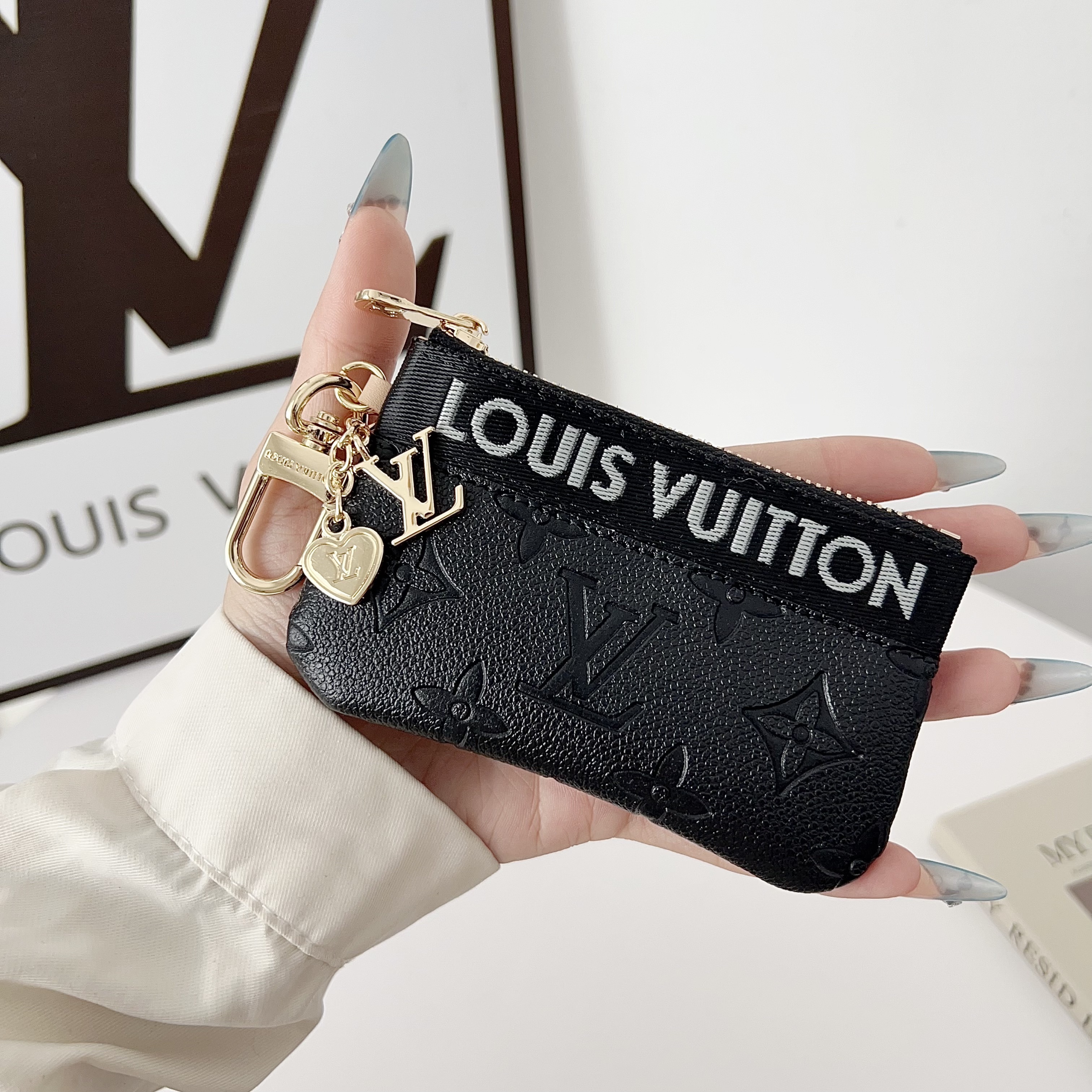 Louis Vuitton Luxury Leather Coin Purse