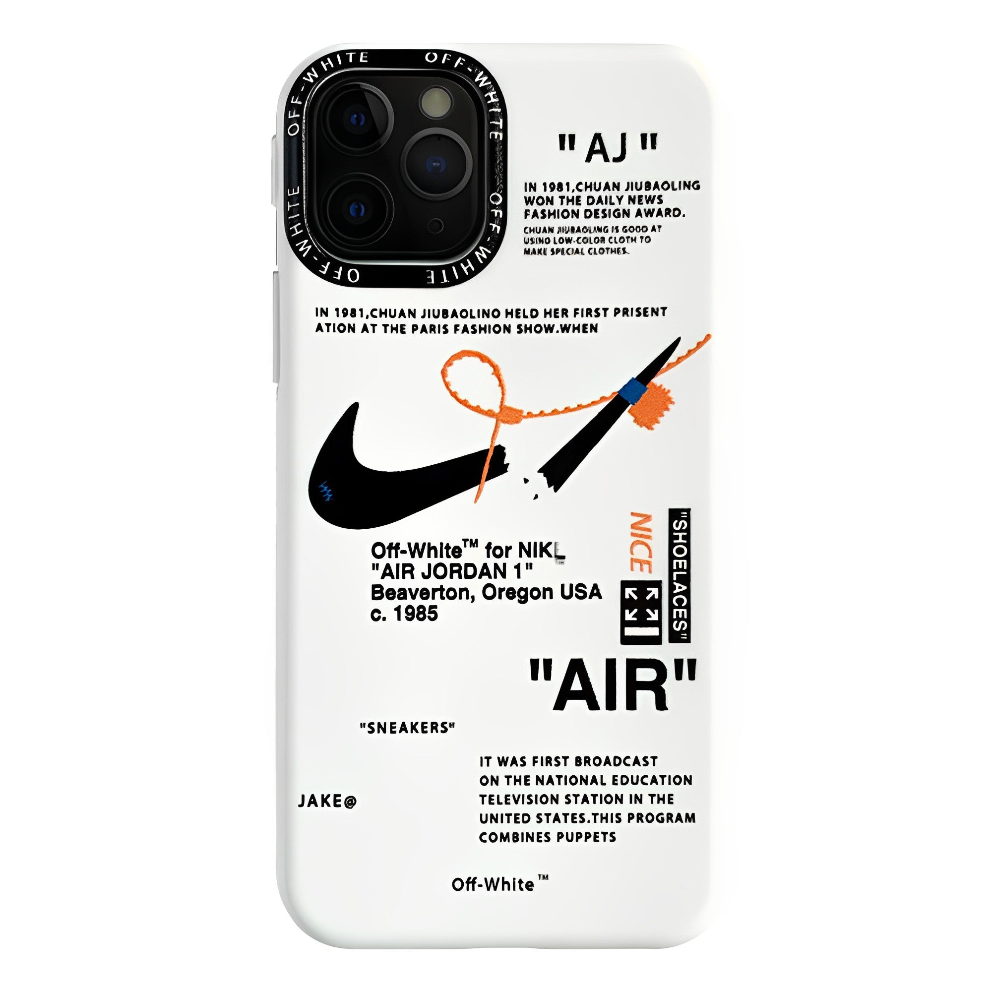 A-j ×N-K Tag iPhone Case