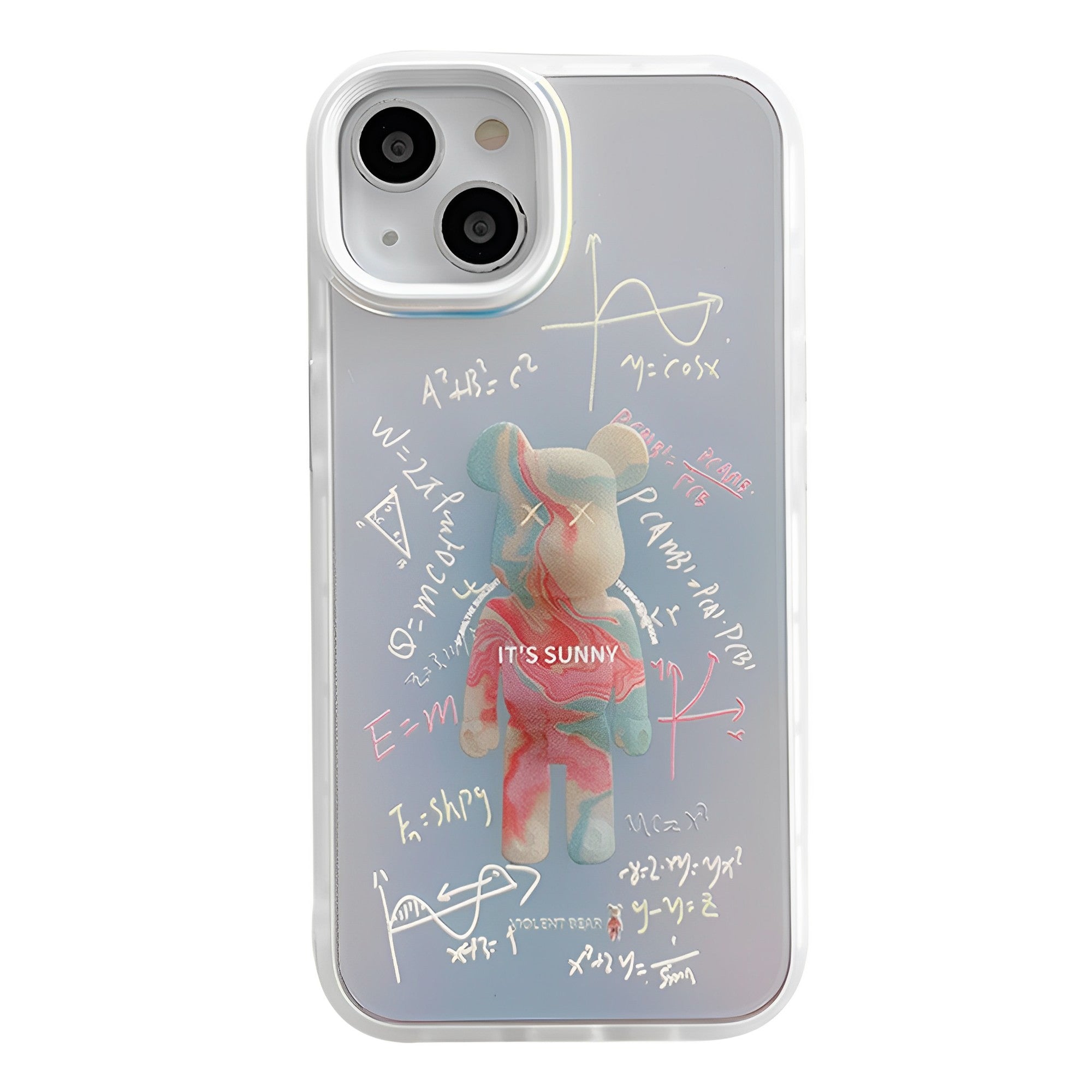 Abstract Math Violent Bear Kwasart iPhone Case