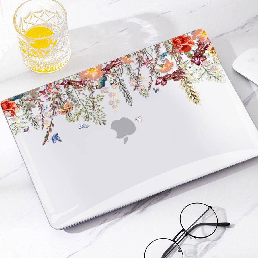 Butterfly In Flower Macbook case-BELKCASE