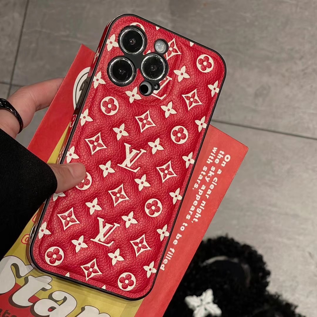 Monogram Leather iPhone Case - Soft Cushion