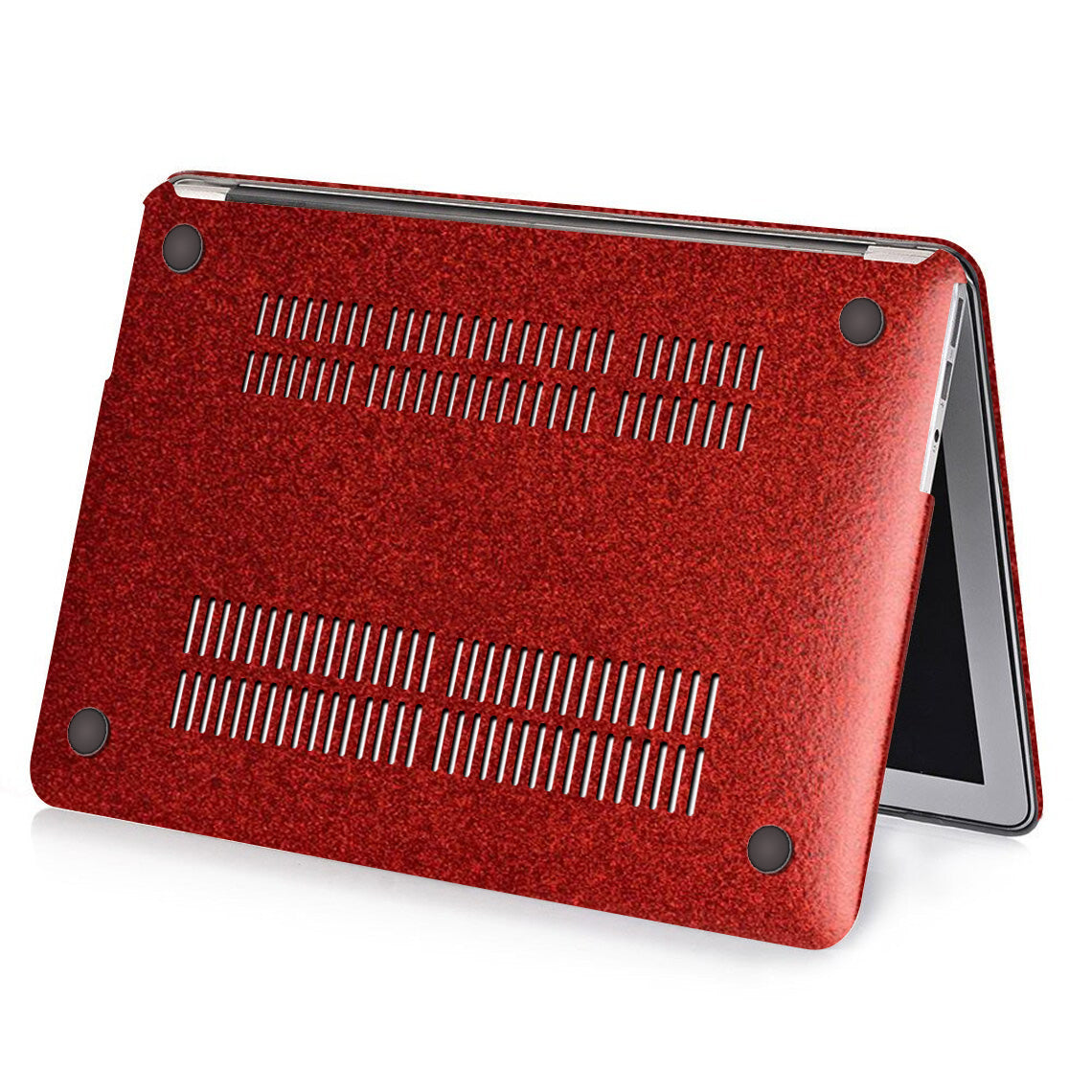 Glitter Red Macbook Case