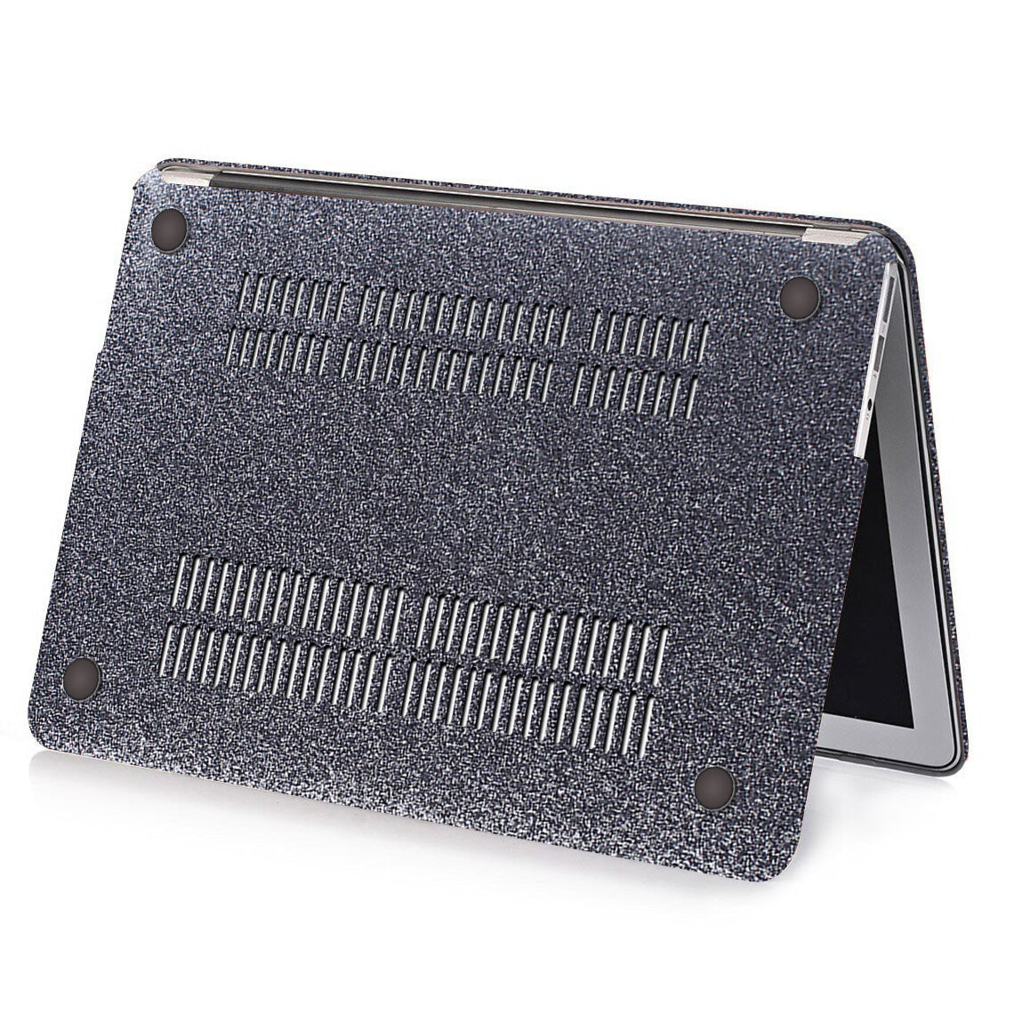 Glitter Dark Grey Macbook Case