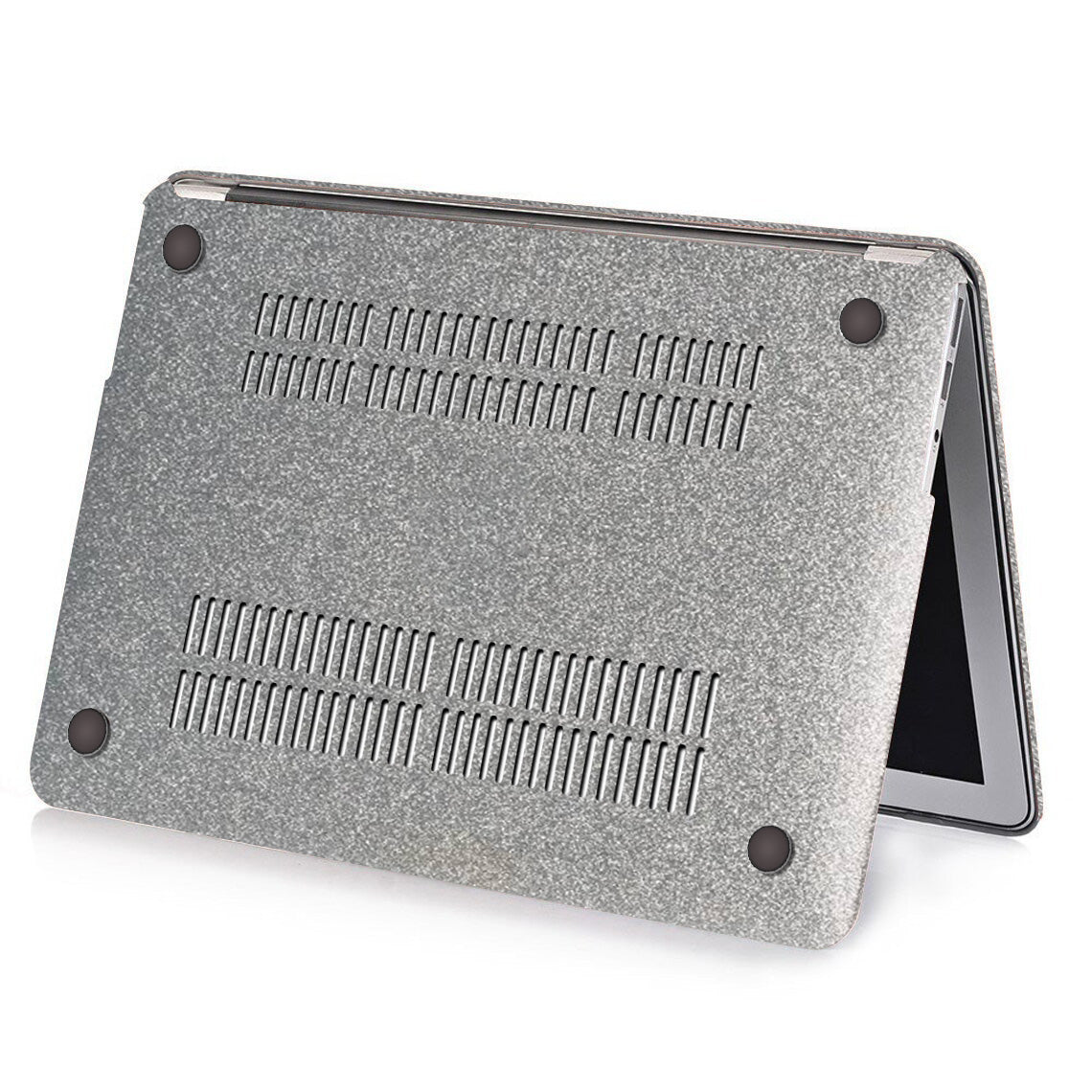 Glitter Silver Macbook Case-BELKCASE