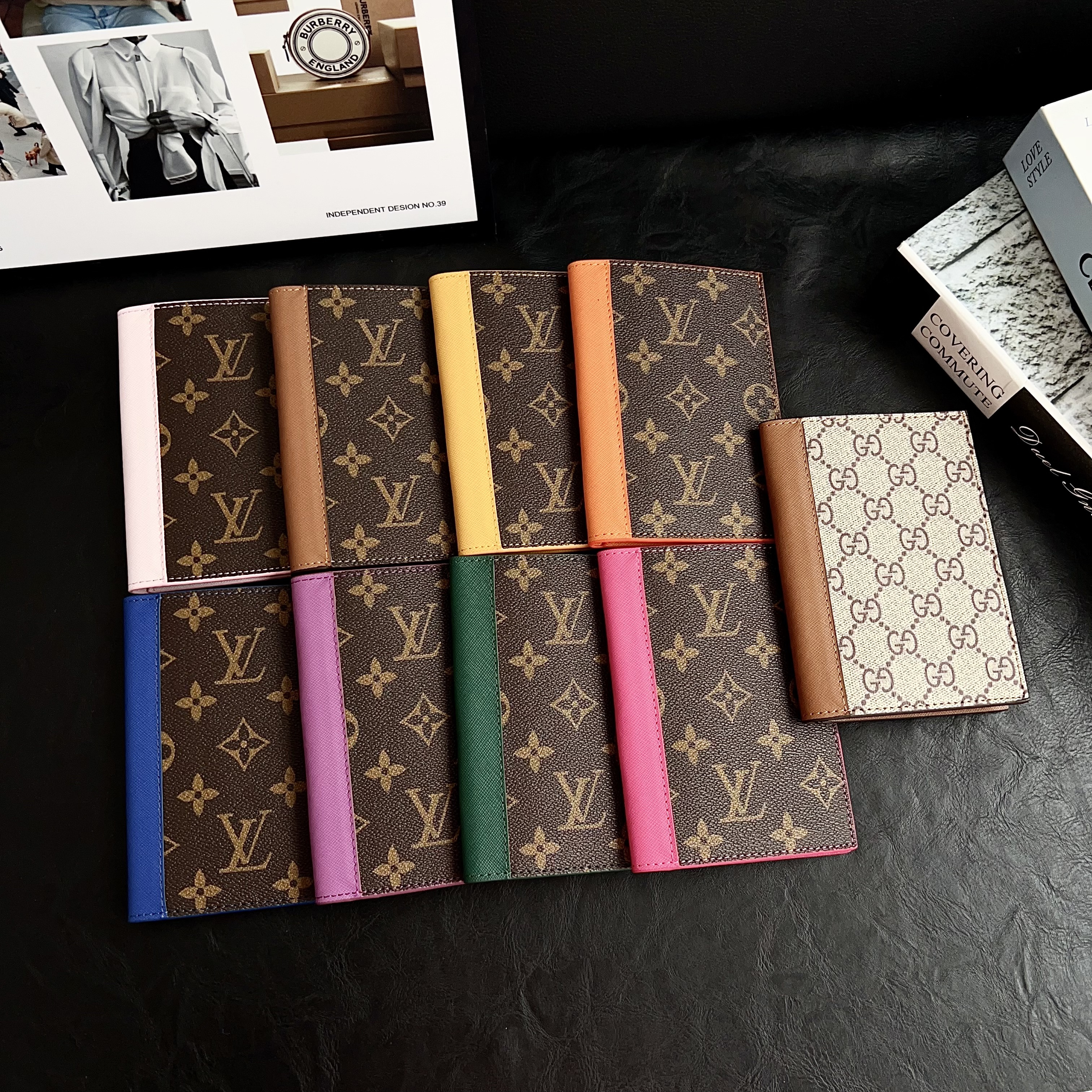 Louis Vuitton Gucci Luxury Leather Wallet Card Holder/Passport holder
