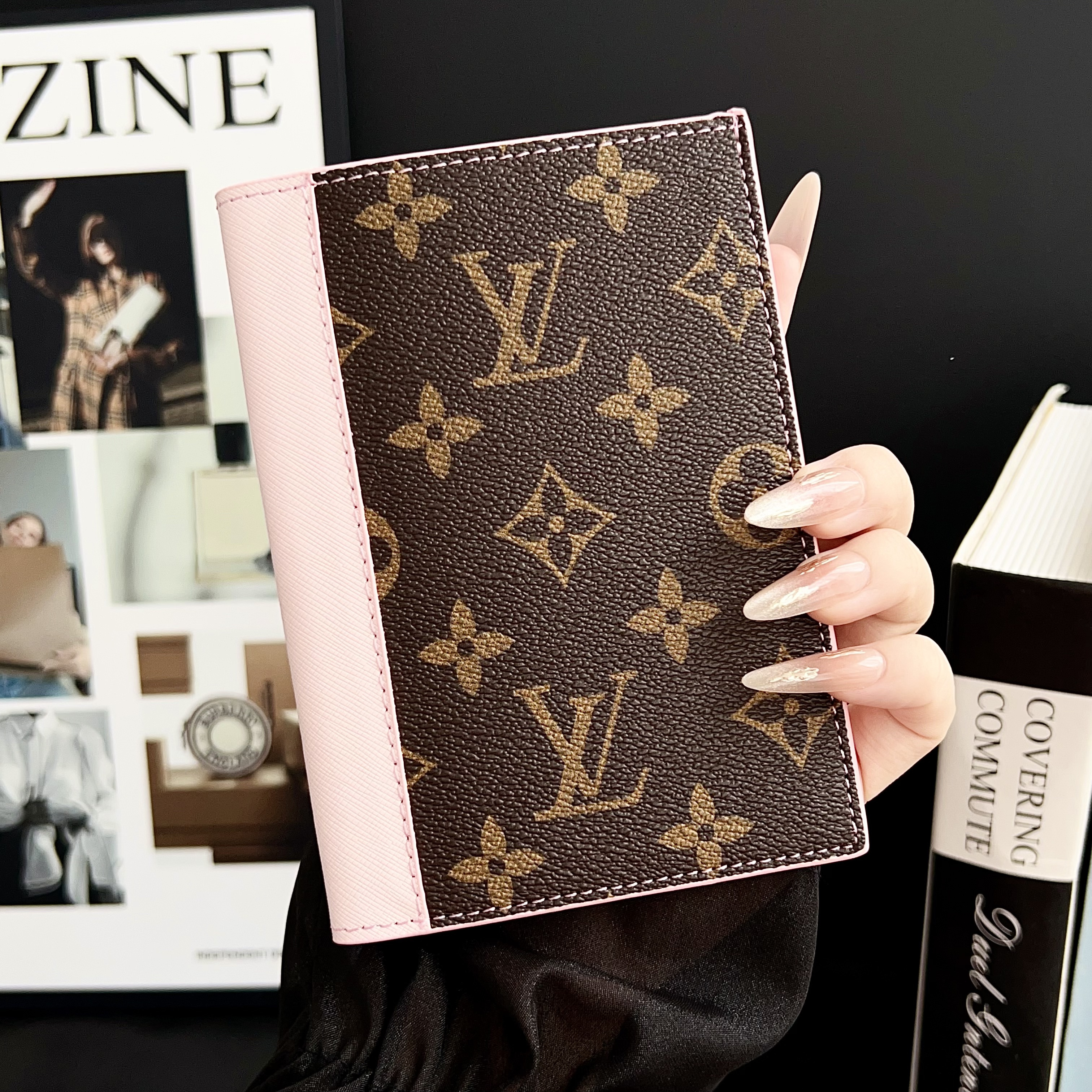 Louis Vuitton Gucci Luxury Leather Wallet Card Holder/Passport holder