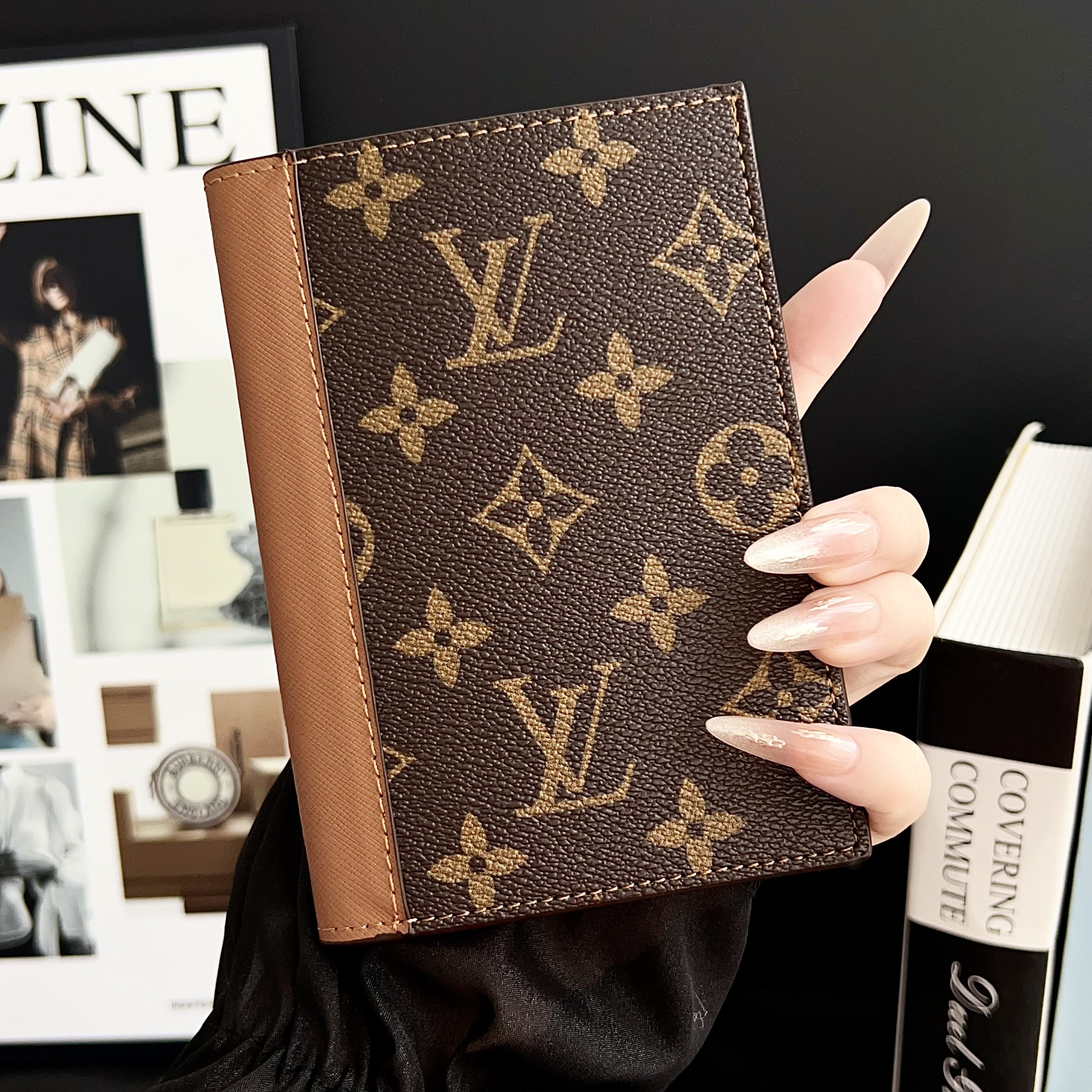 Louis Vuitton Gucci Luxury Leather Wallet Card Holder/Passport holder