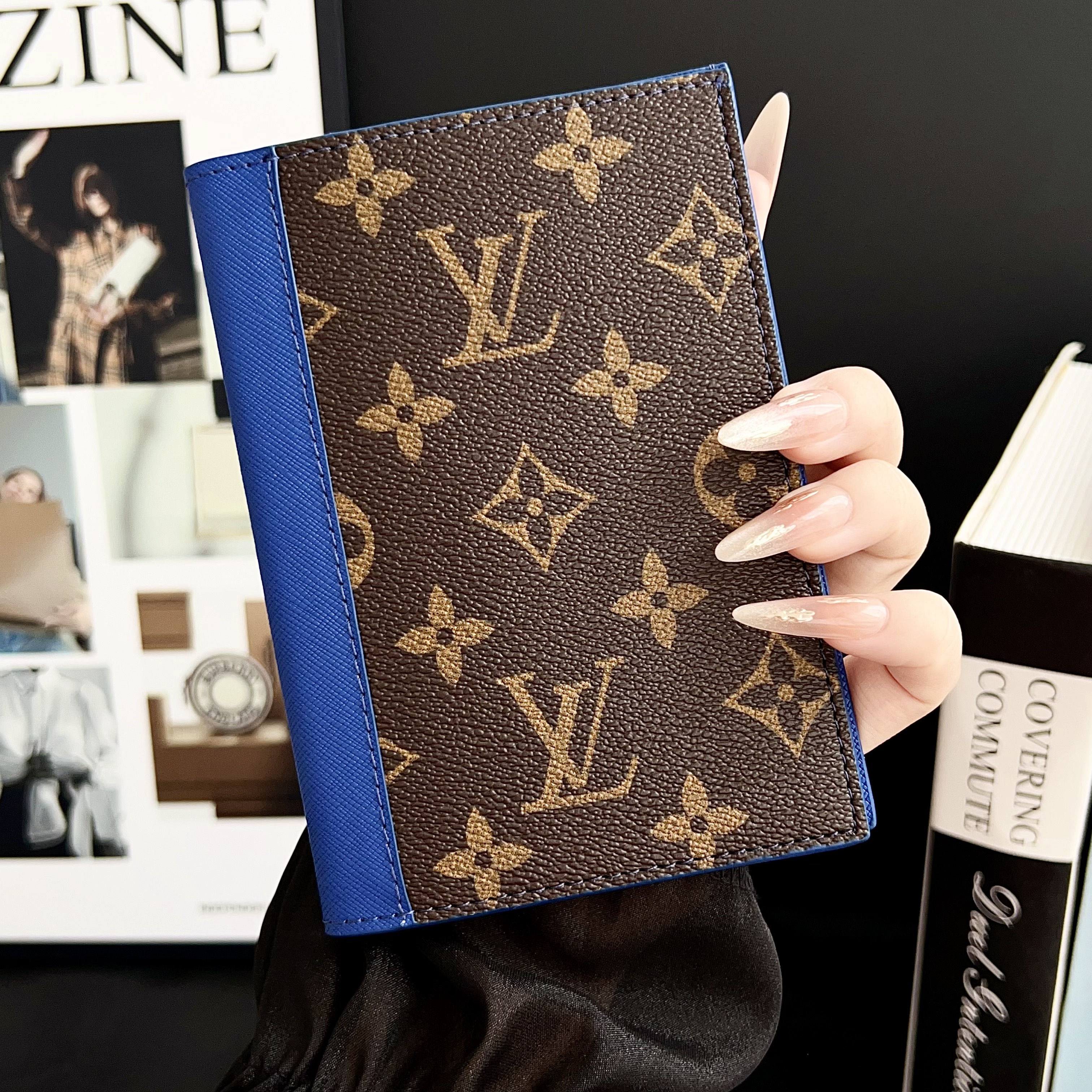 Louis Vuitton Gucci Luxury Leather Wallet Card Holder/Passport holder