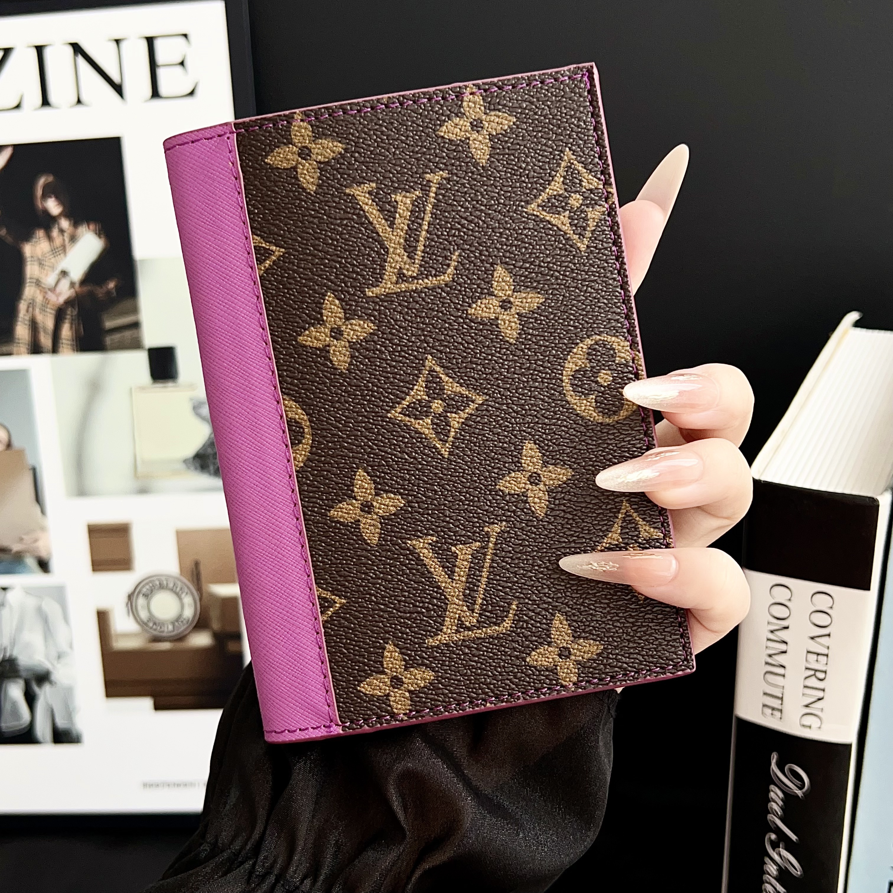 Louis Vuitton Gucci Luxury Leather Wallet Card Holder/Passport holder