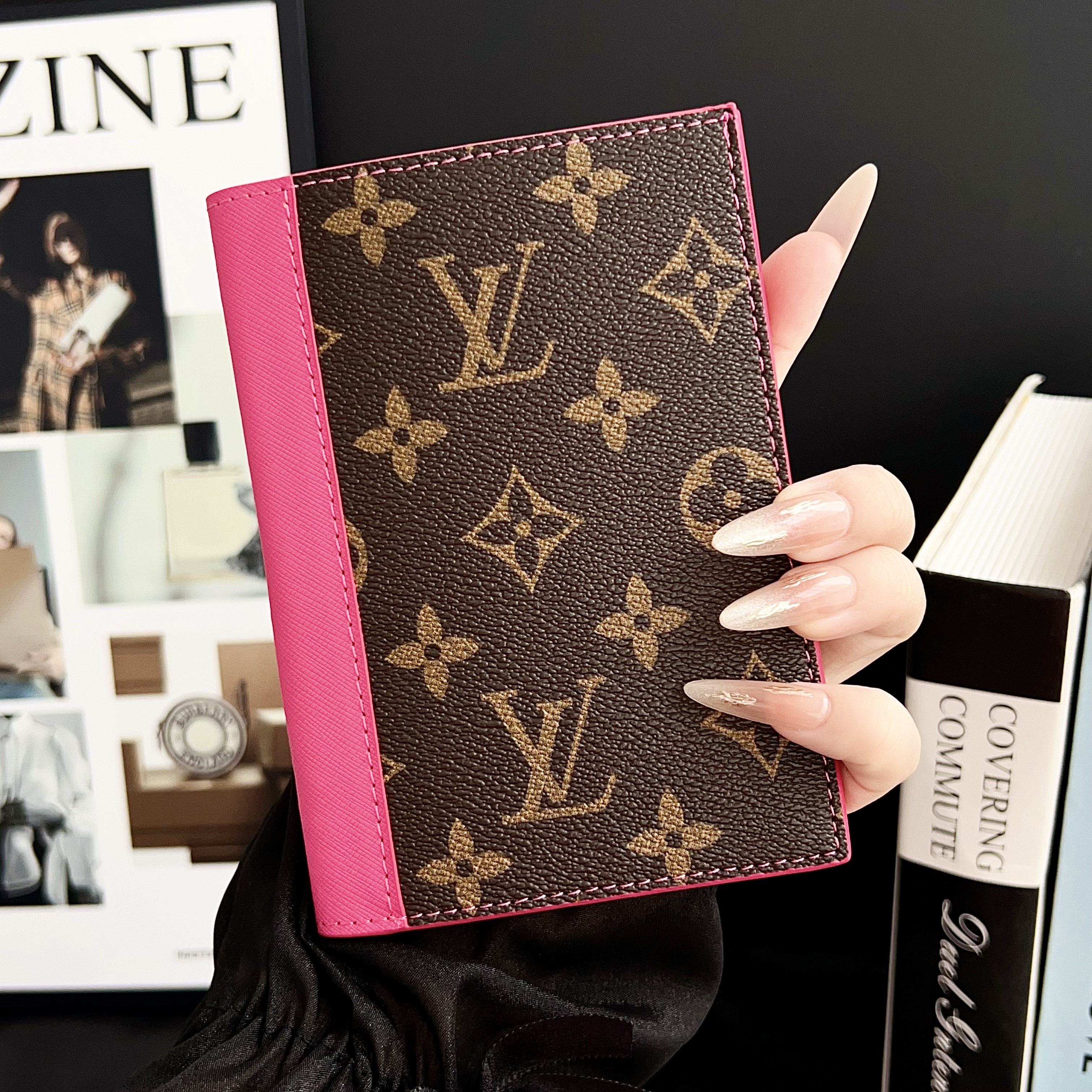 Louis Vuitton Gucci Luxury Leather Wallet Card Holder/Passport holder