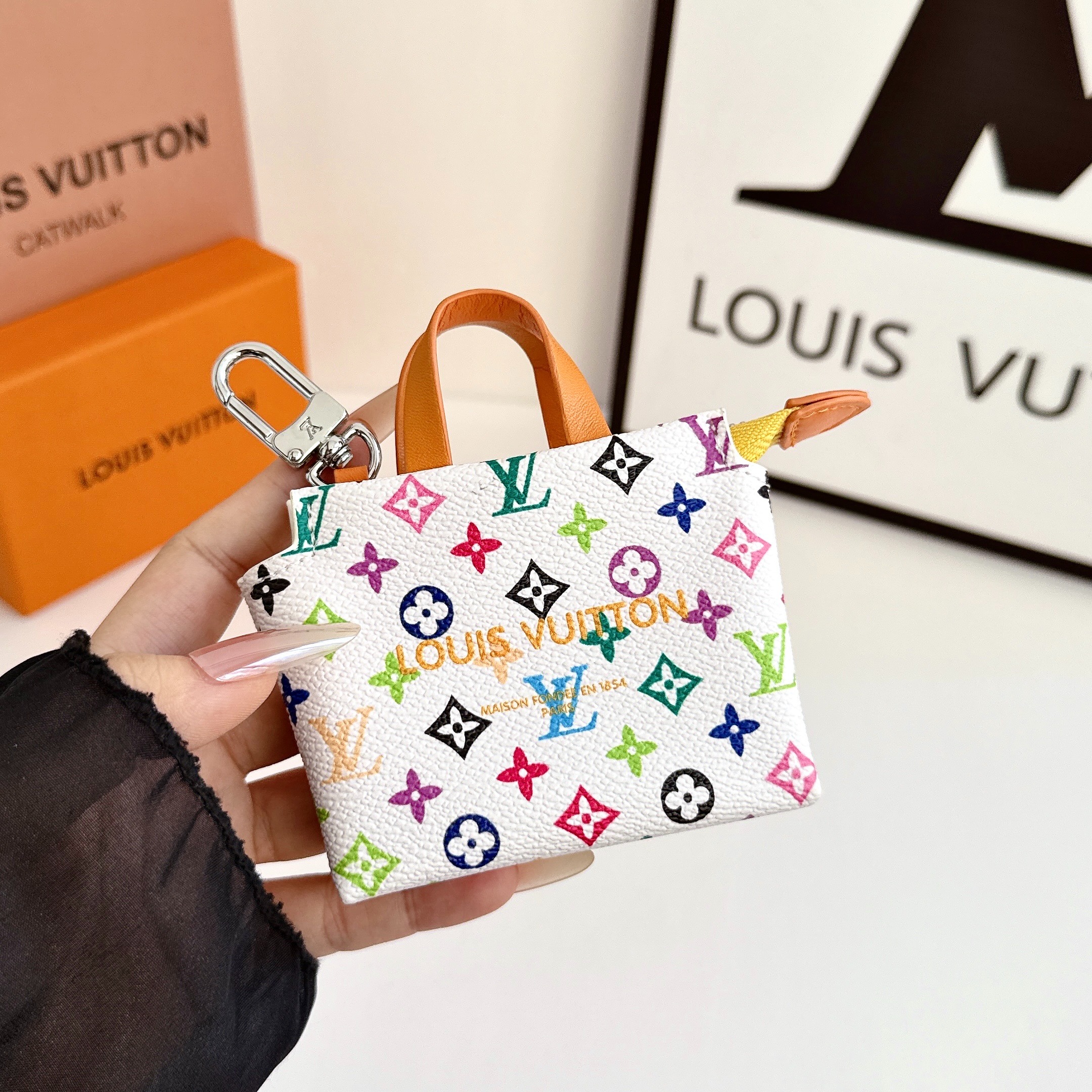 Louis Vuitton Mini Shopping Bag Coin Purse & Multifunctional Storage Pouch Key Case