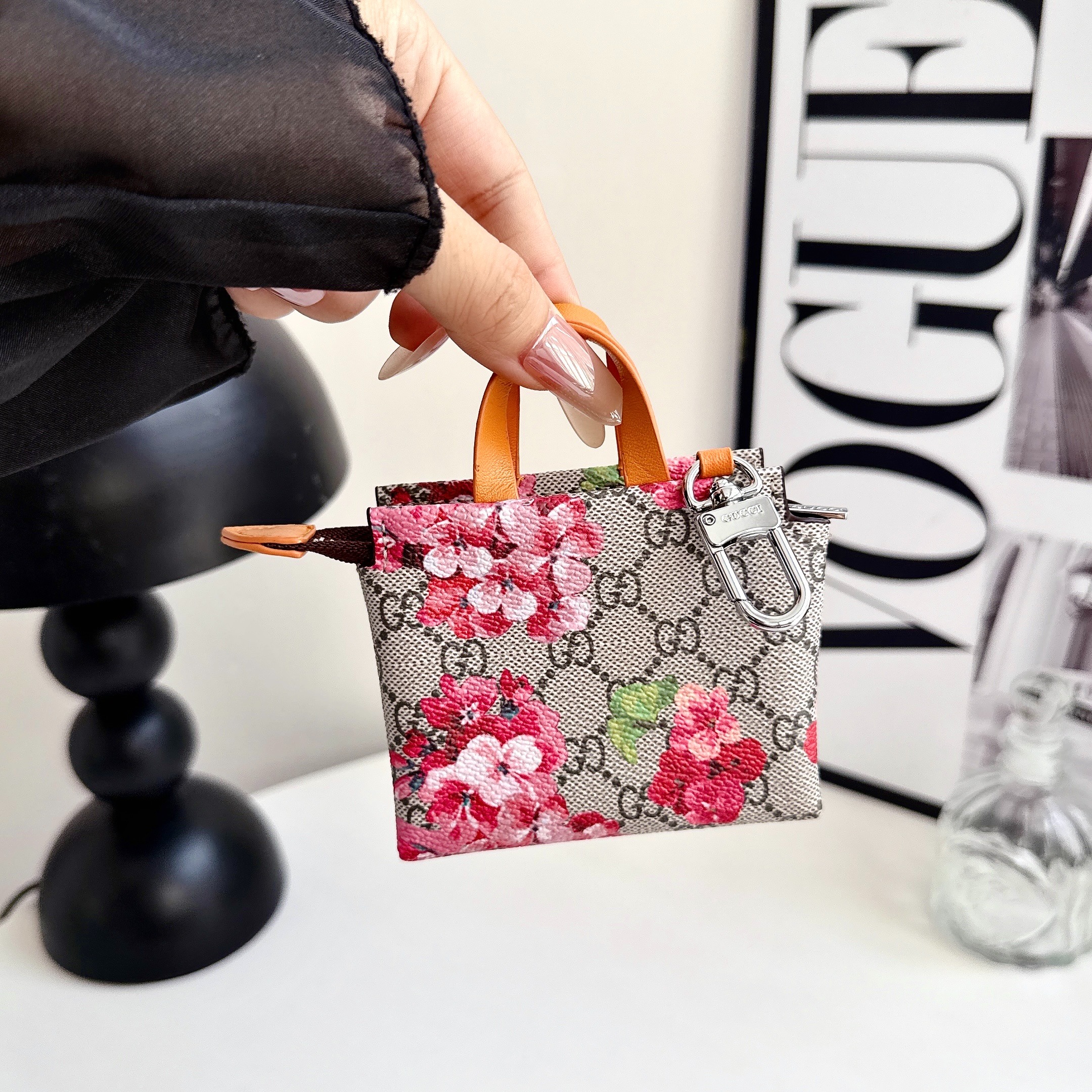  Gucci Mini Shopping Bag Coin Purse & Multifunctional Storage Pouch Key Case