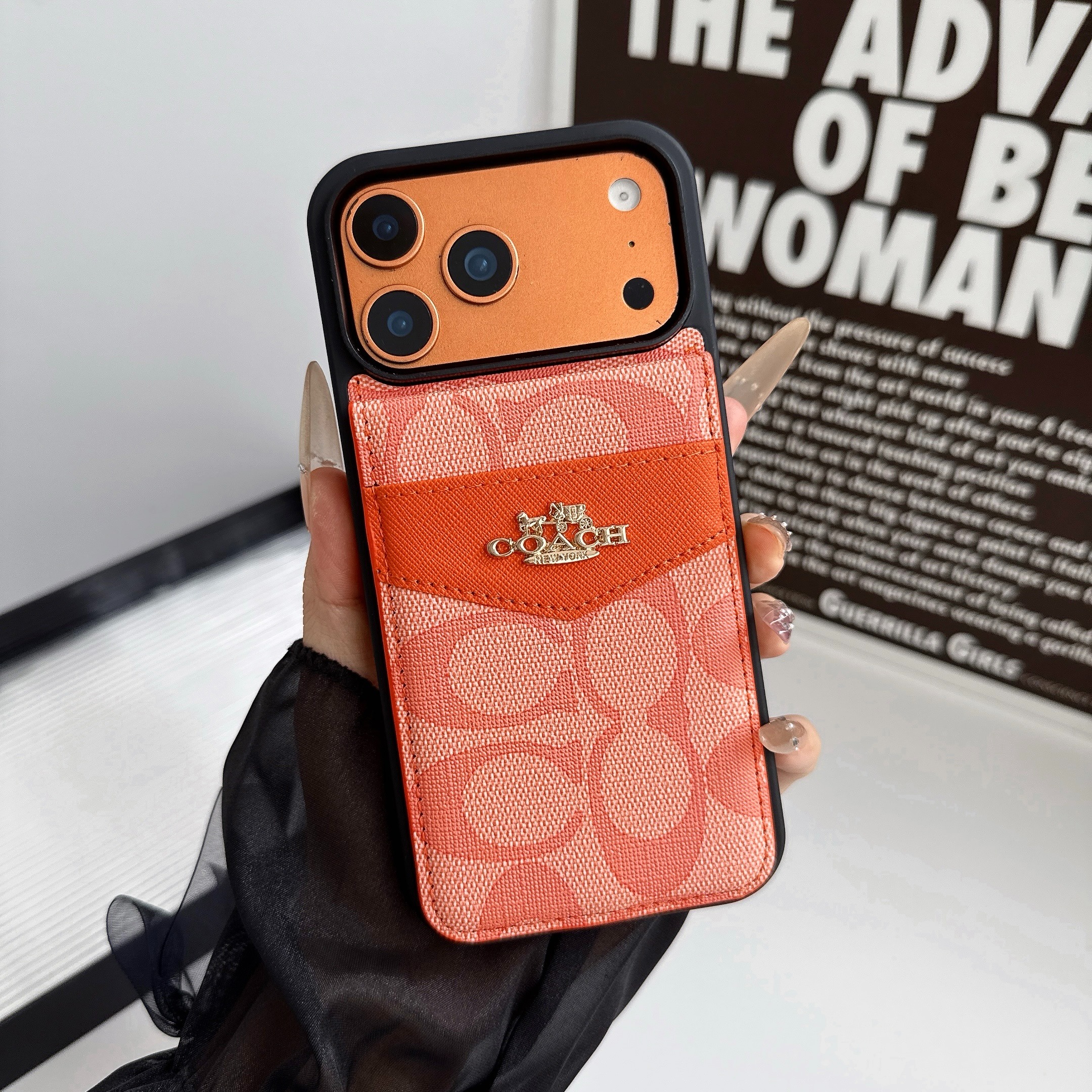 Coach Luxurious Leather iPhone Wallet Case