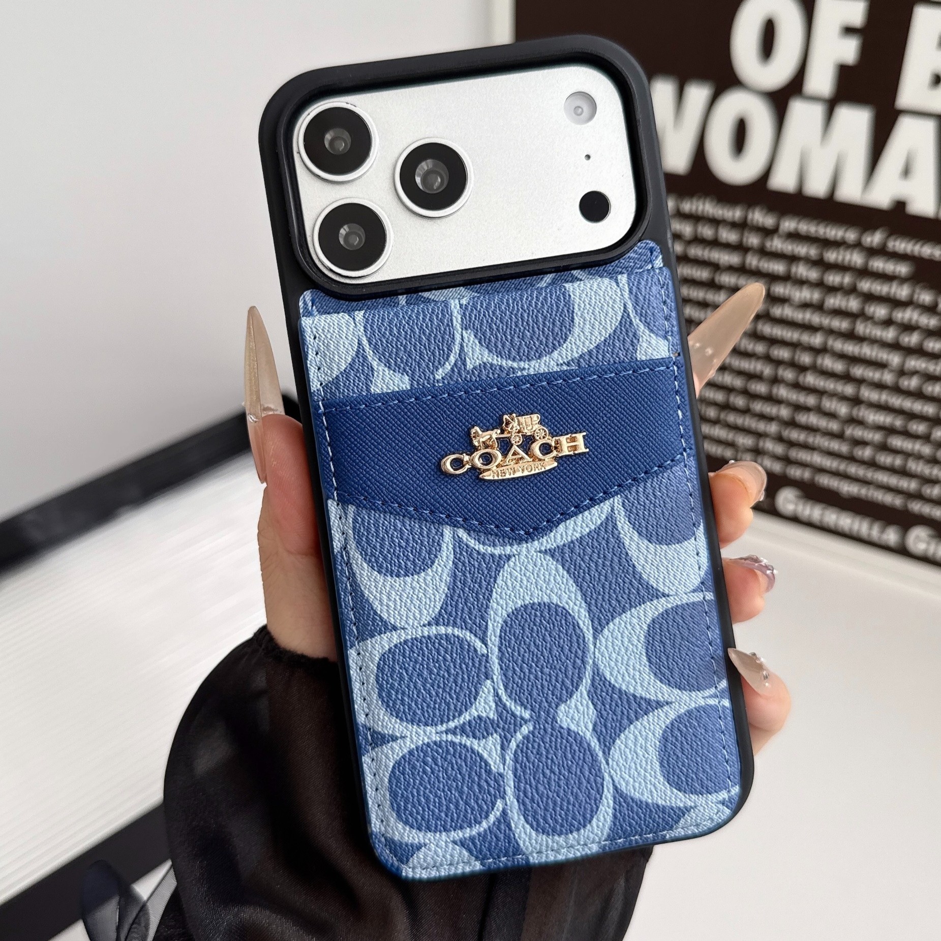 Coach Luxurious Leather iPhone Wallet Case