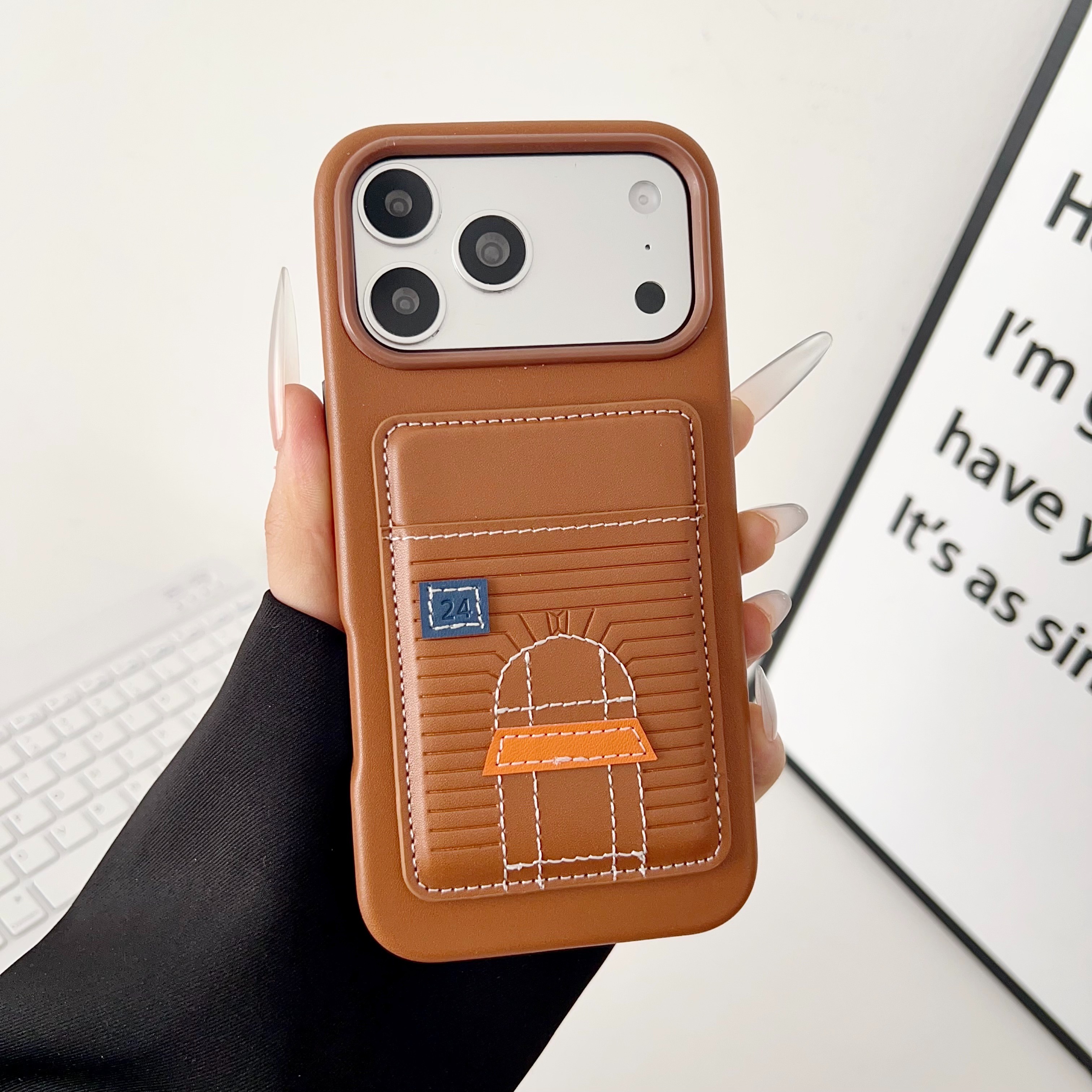 Hermès Faubourg Leather iPhone Wallet Case