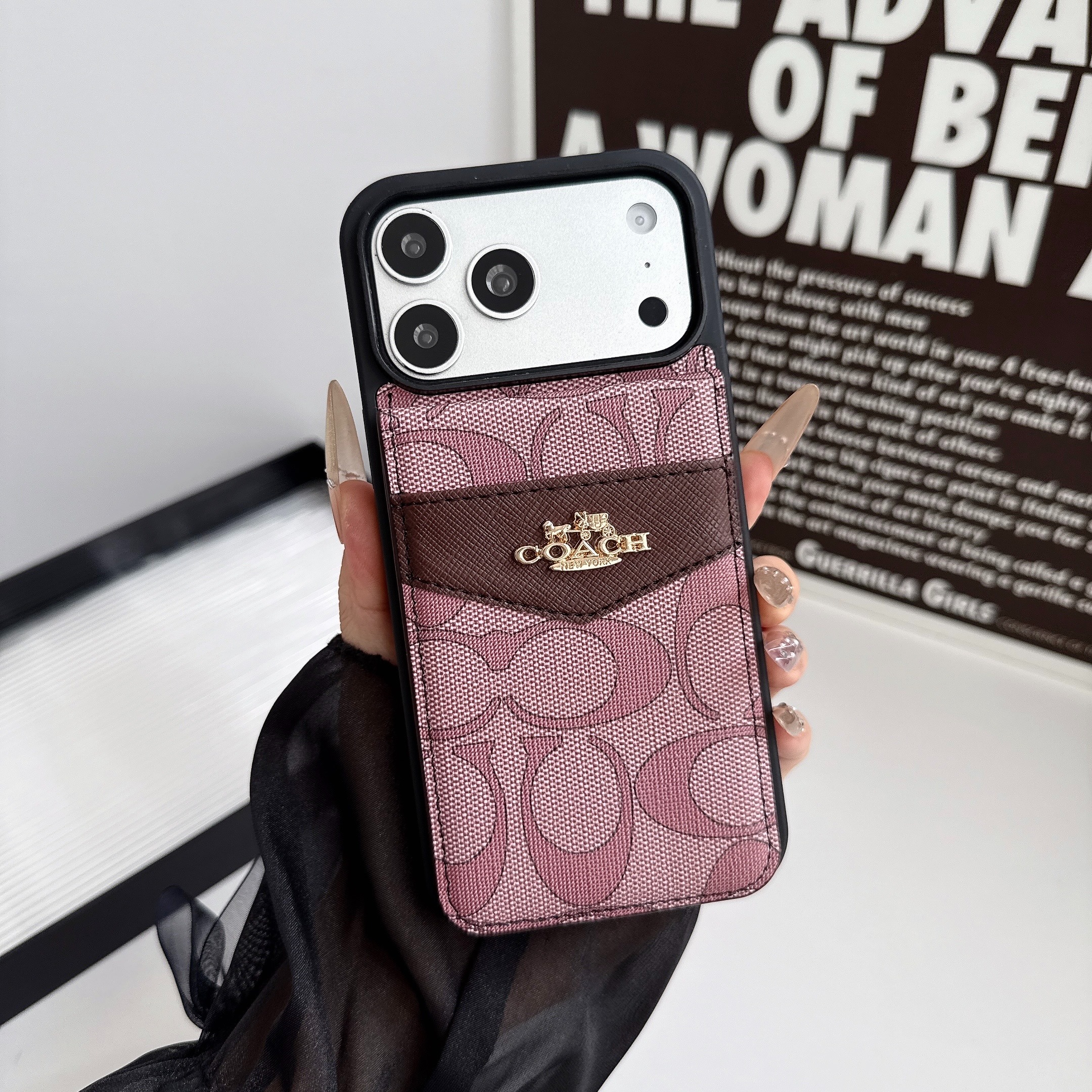 Coach Luxurious Leather iPhone Wallet Case