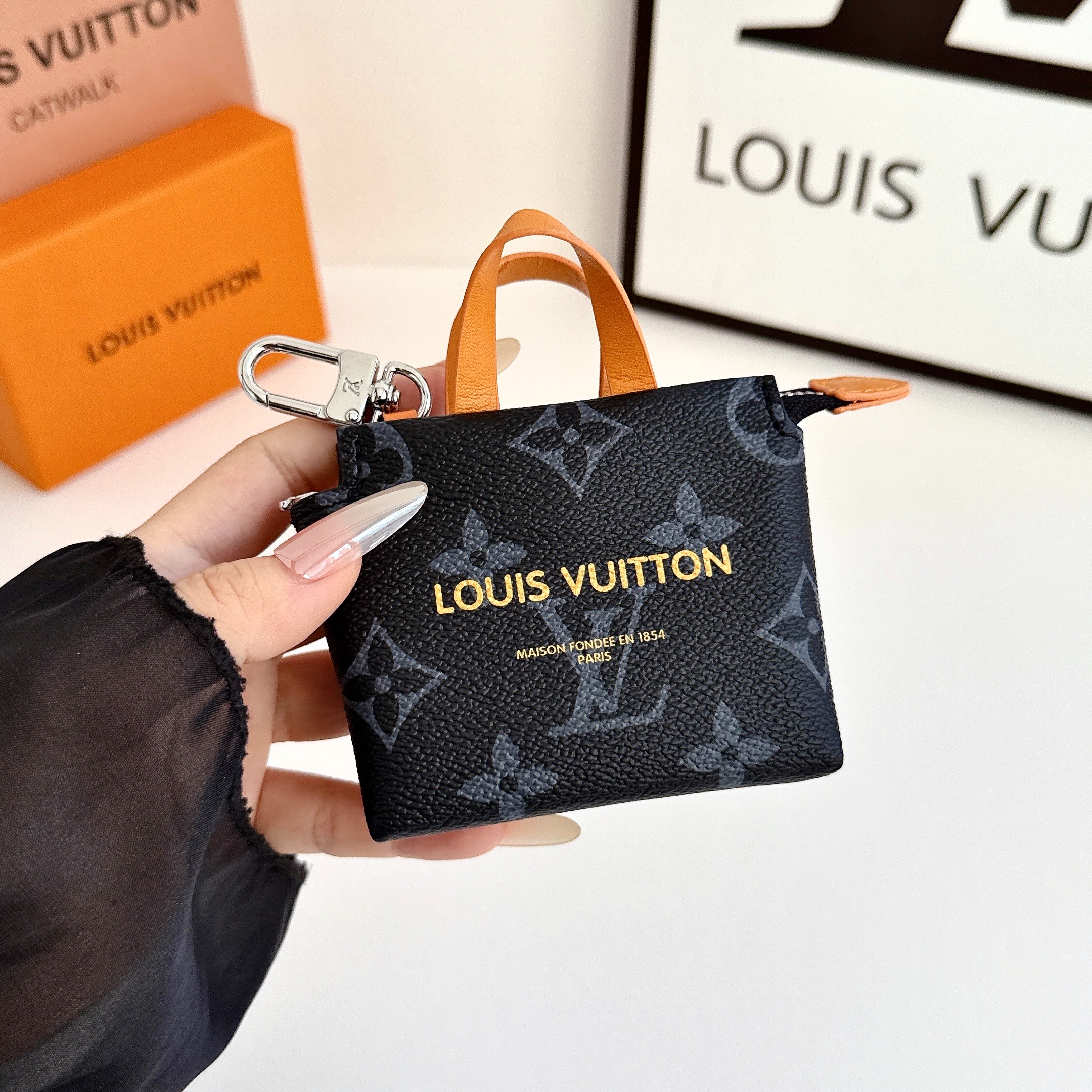 Louis Vuitton Mini Shopping Bag Coin Purse & Multifunctional Storage Pouch Key Case