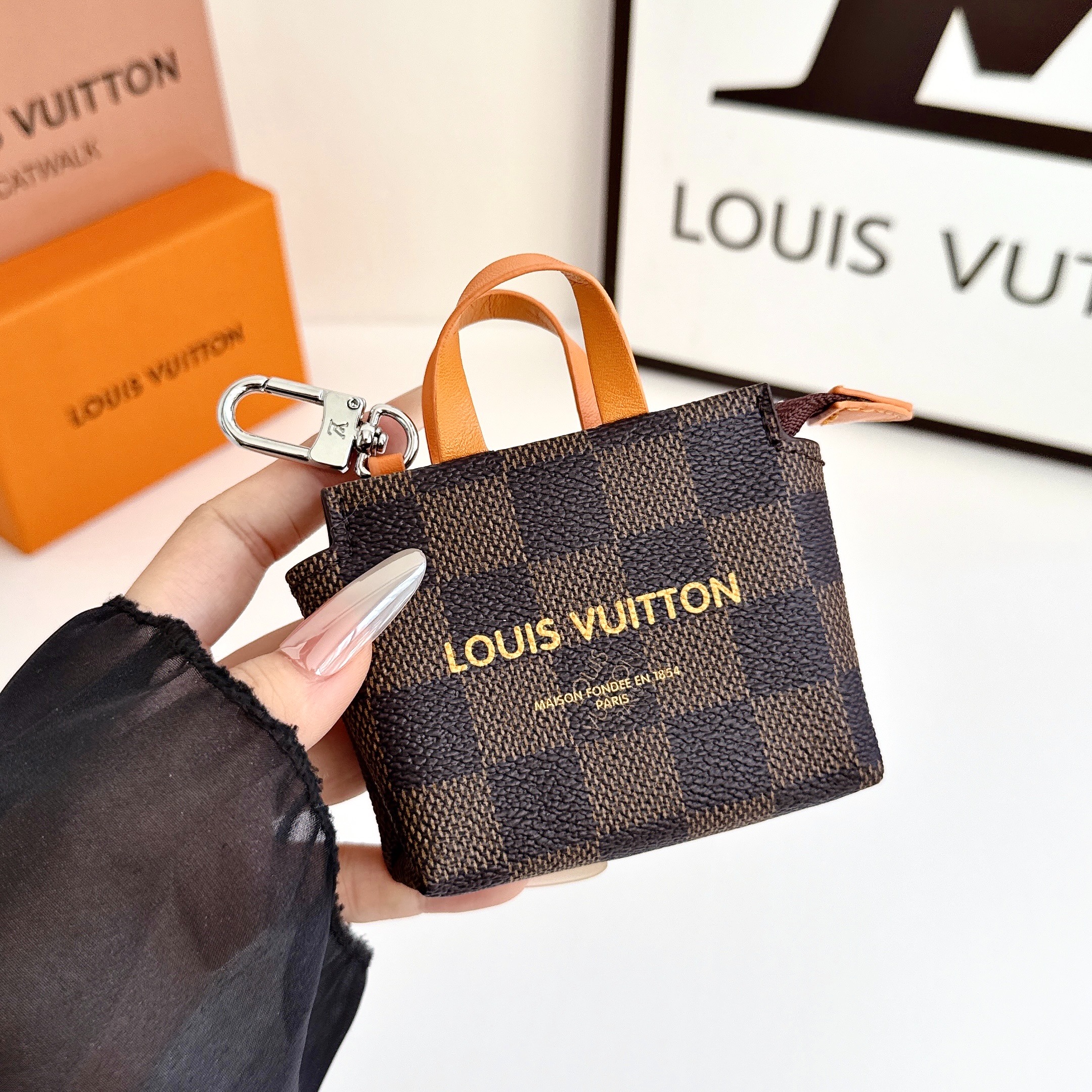 Louis Vuitton Mini Shopping Bag Coin Purse & Multifunctional Storage Pouch Key Case