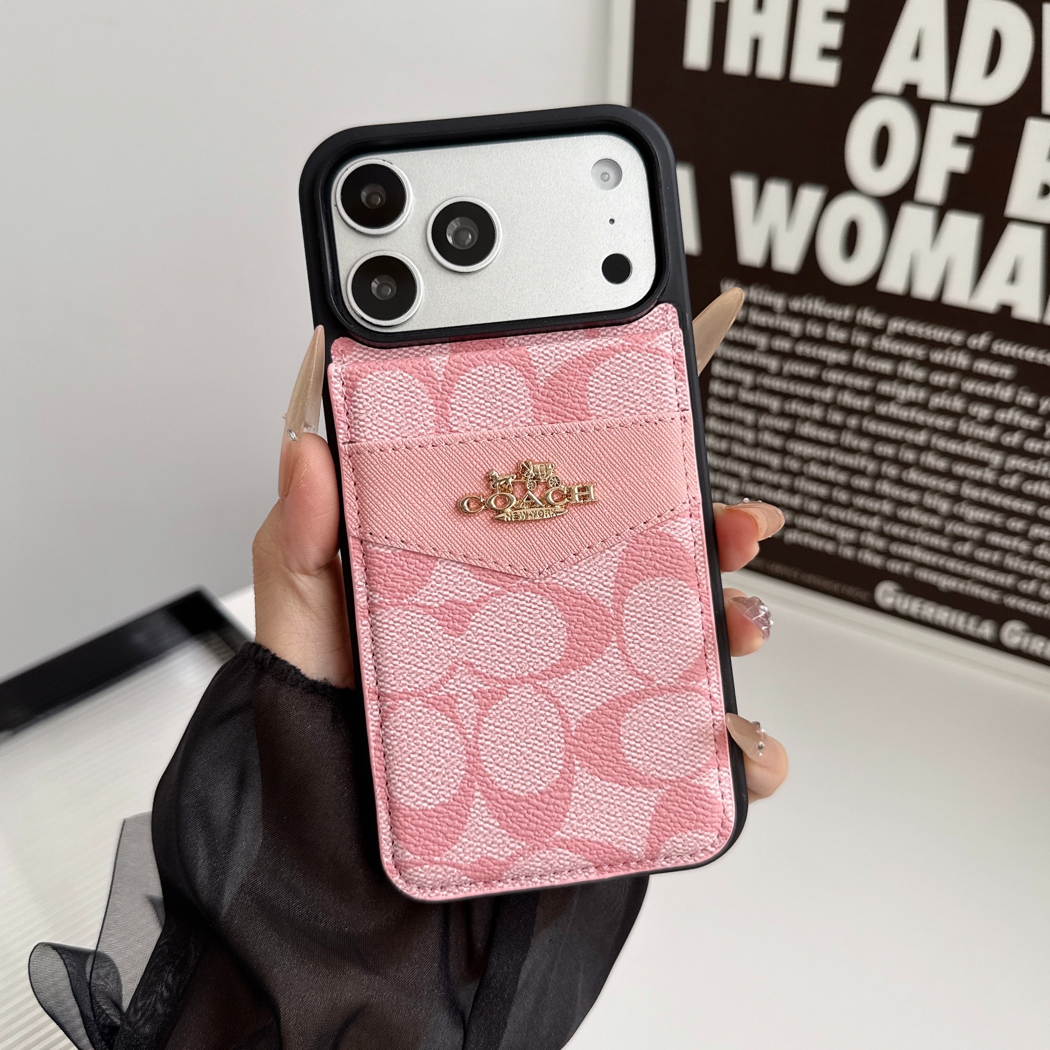 Coach Luxurious Leather iPhone Wallet Case