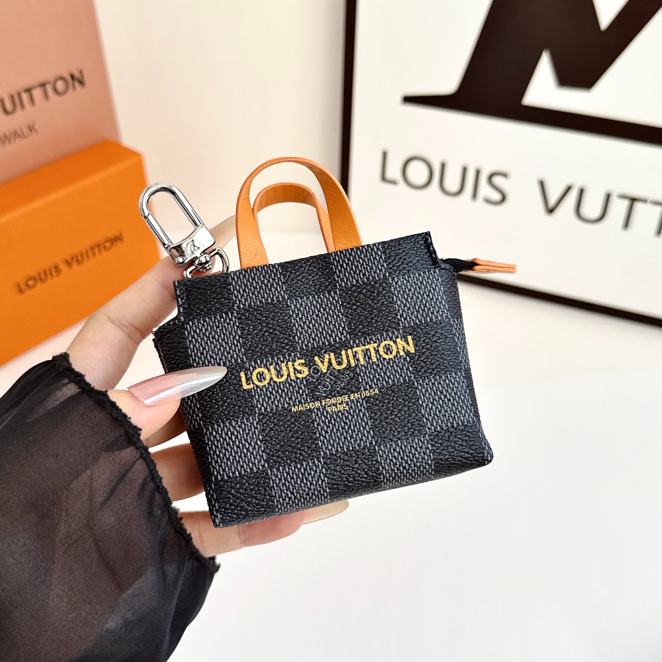 Louis Vuitton Mini Shopping Bag Coin Purse & Multifunctional Storage Pouch Key Case