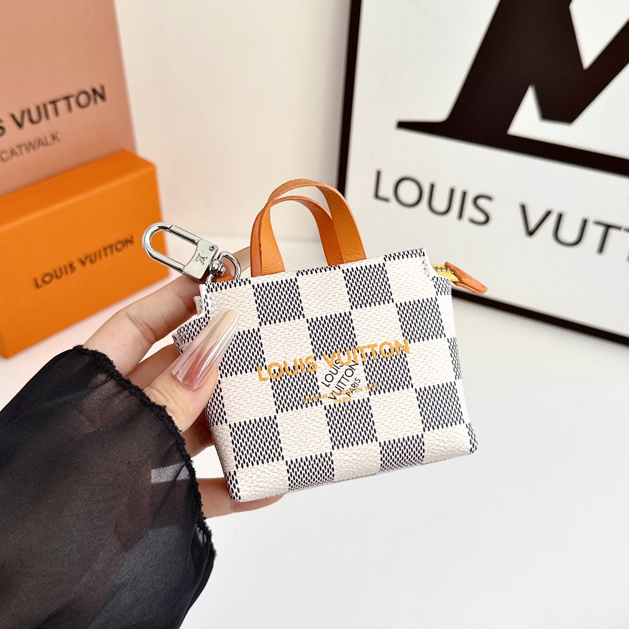 Louis Vuitton Mini Shopping Bag Coin Purse & Multifunctional Storage Pouch Key Case