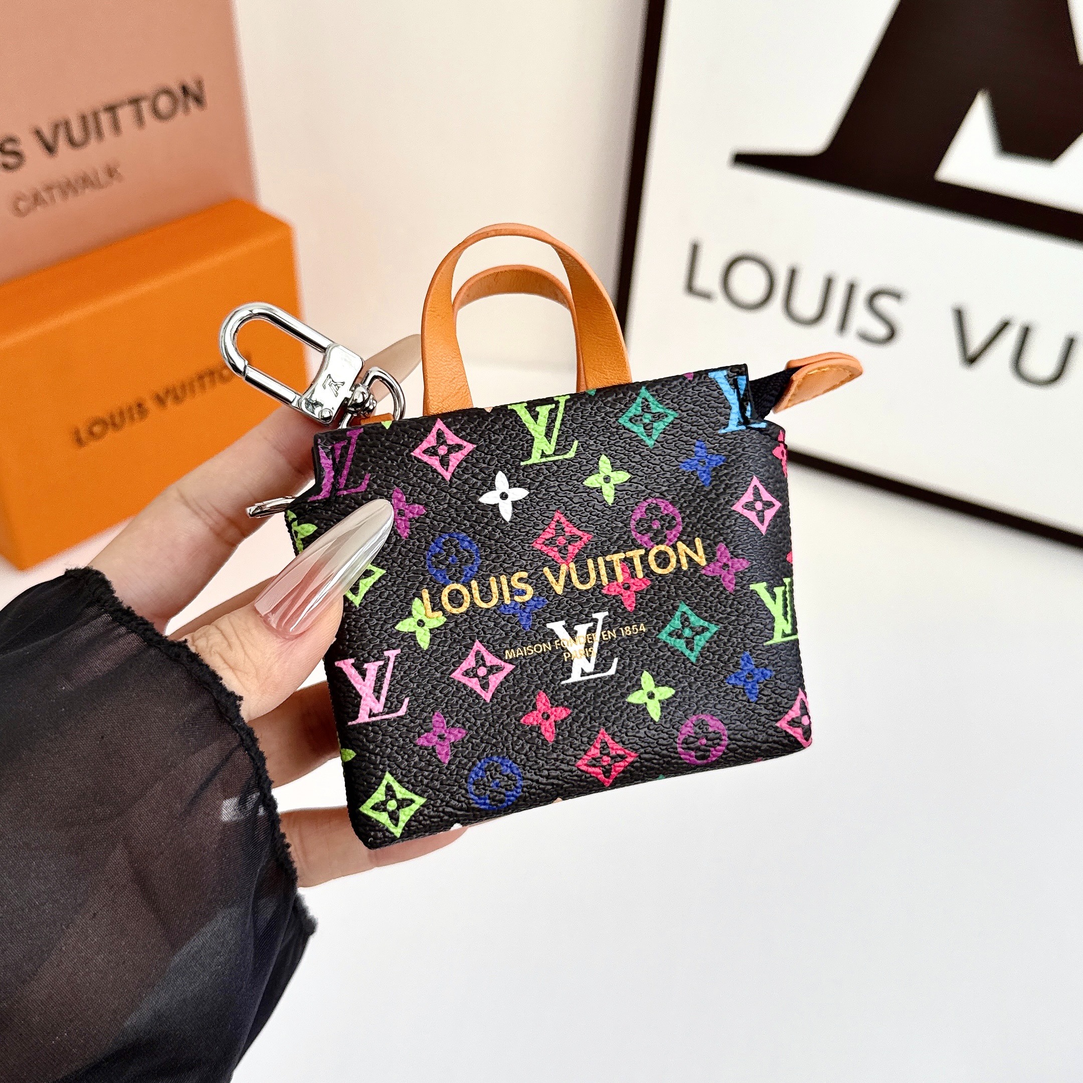 Louis Vuitton Mini Shopping Bag Coin Purse & Multifunctional Storage Pouch Key Case