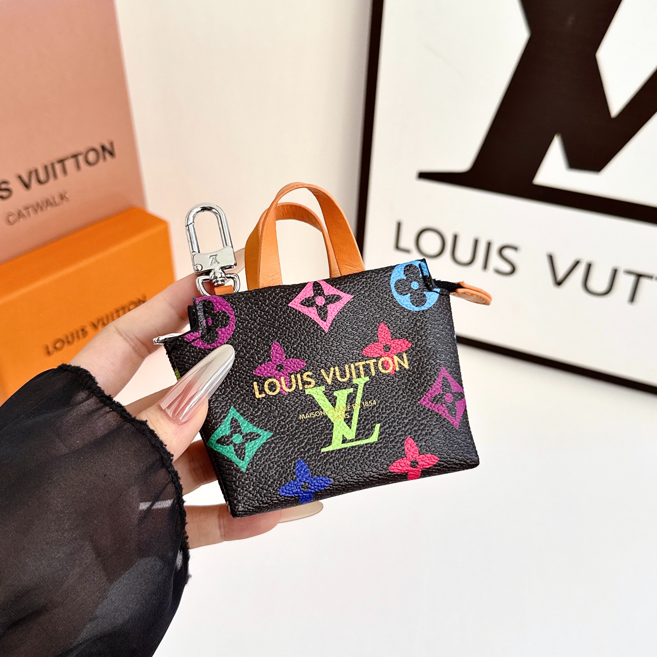 Louis Vuitton Mini Shopping Bag Coin Purse & Multifunctional Storage Pouch Key Case