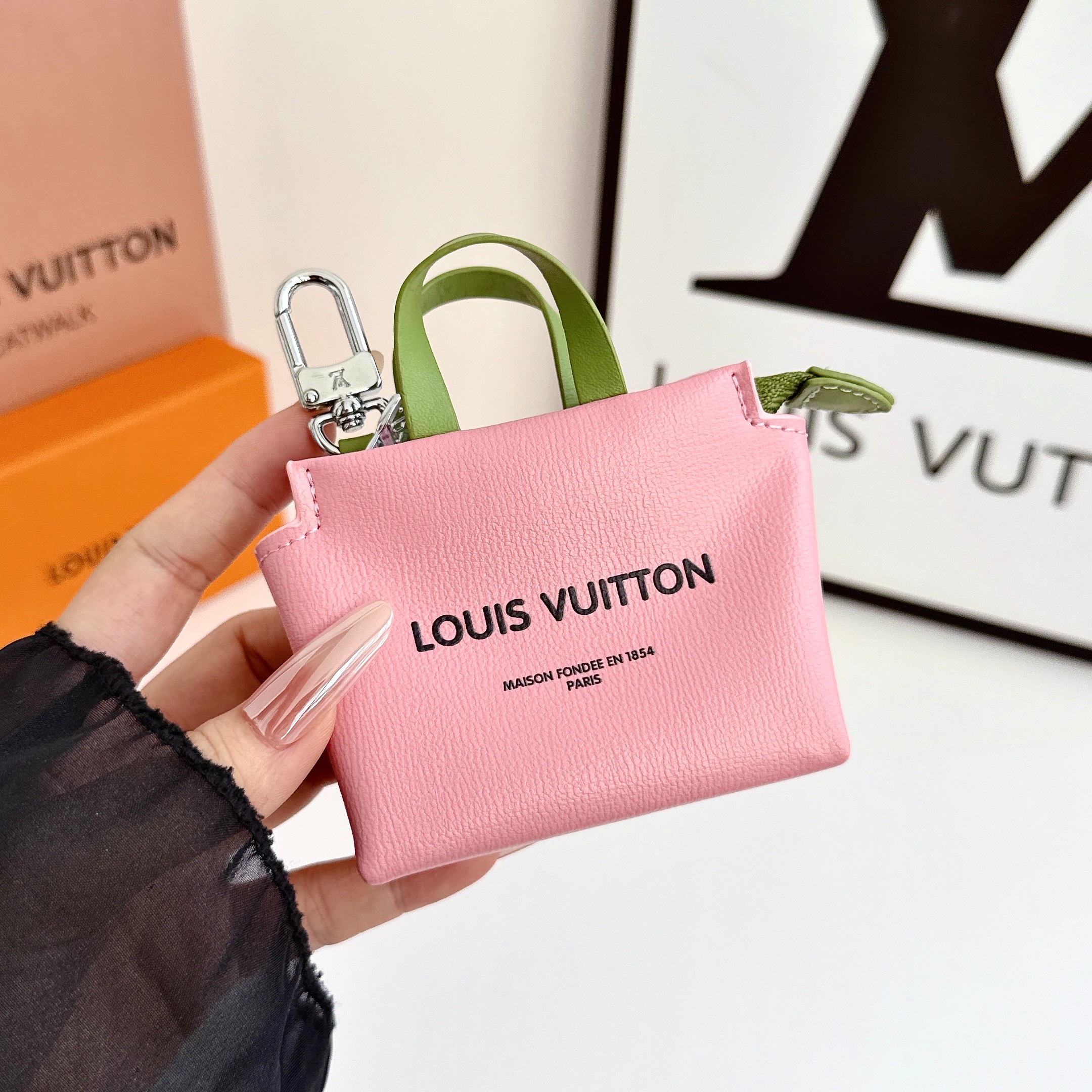 Louis Vuitton Mini Shopping Bag Coin Purse & Multifunctional Storage Pouch Key Case