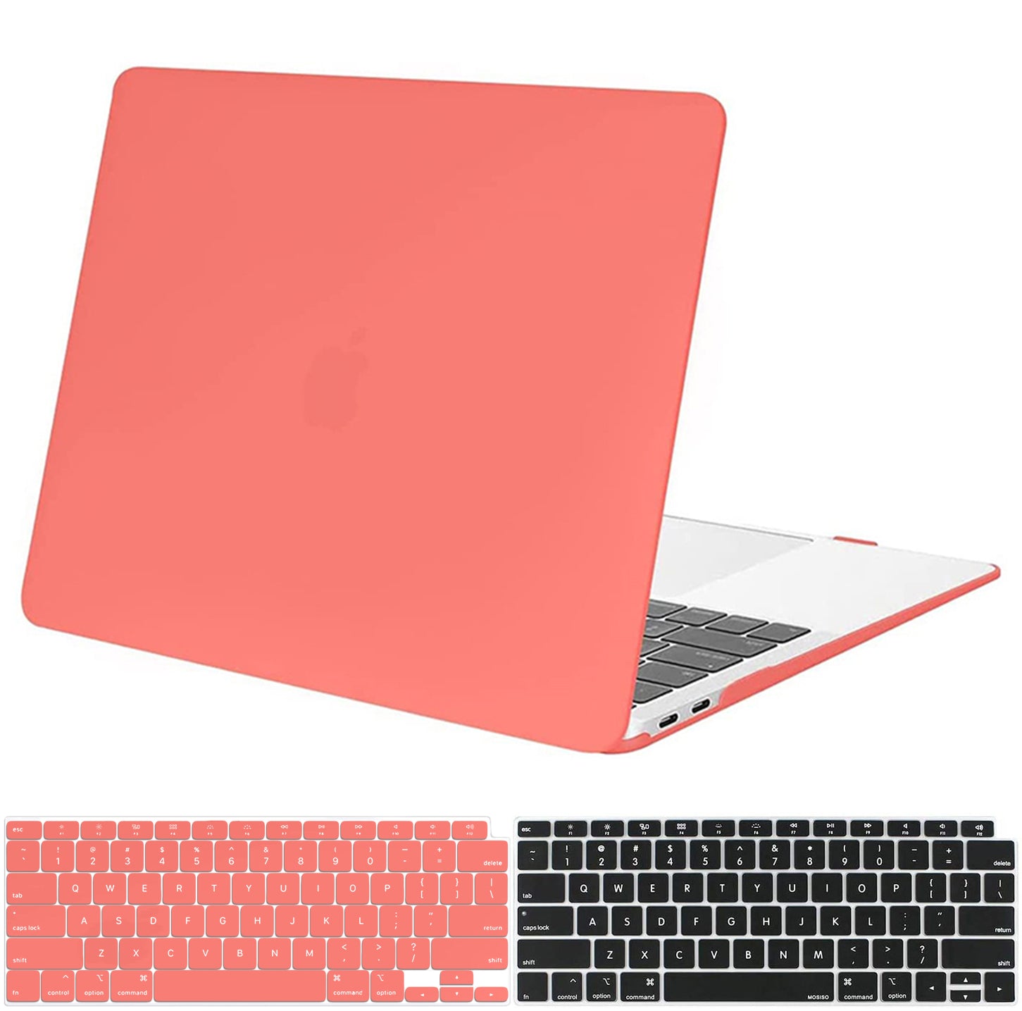 Frosted Coral Orange | Macbook case customizable
