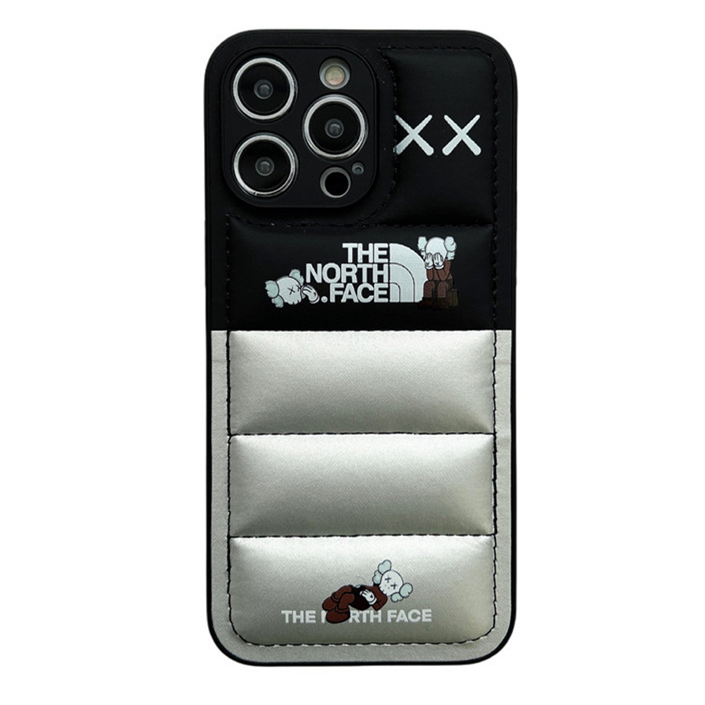 Colorblock Down Jacket iPhone Case