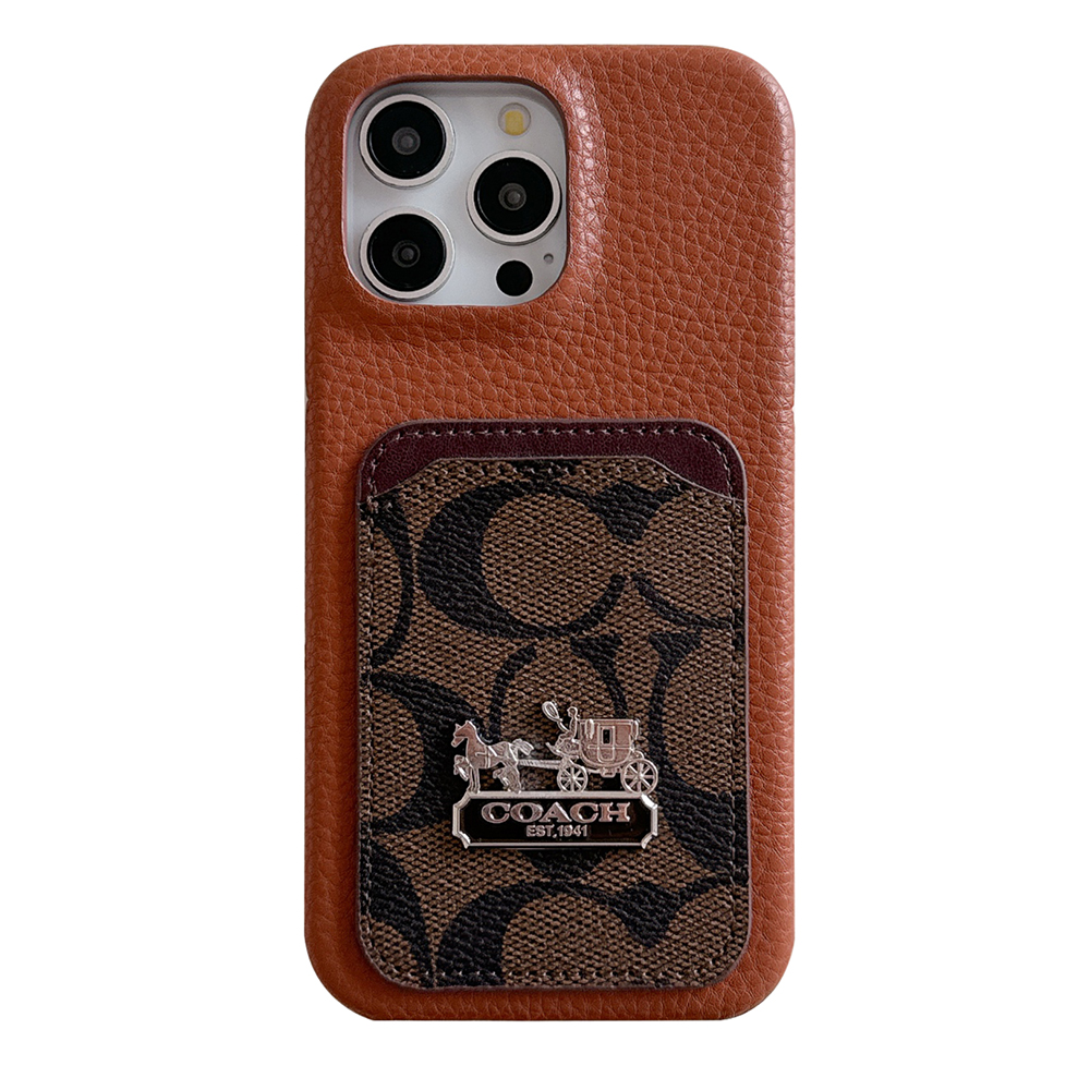 Luxury Leather iPhone Wallet Case