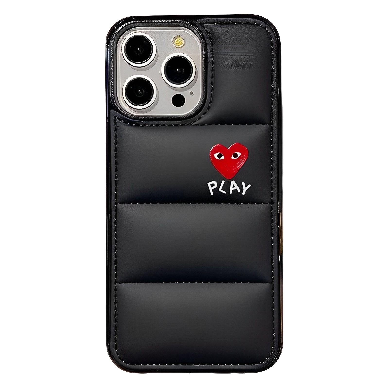 Red Hearts Down Jacket Fashion iPhone Case