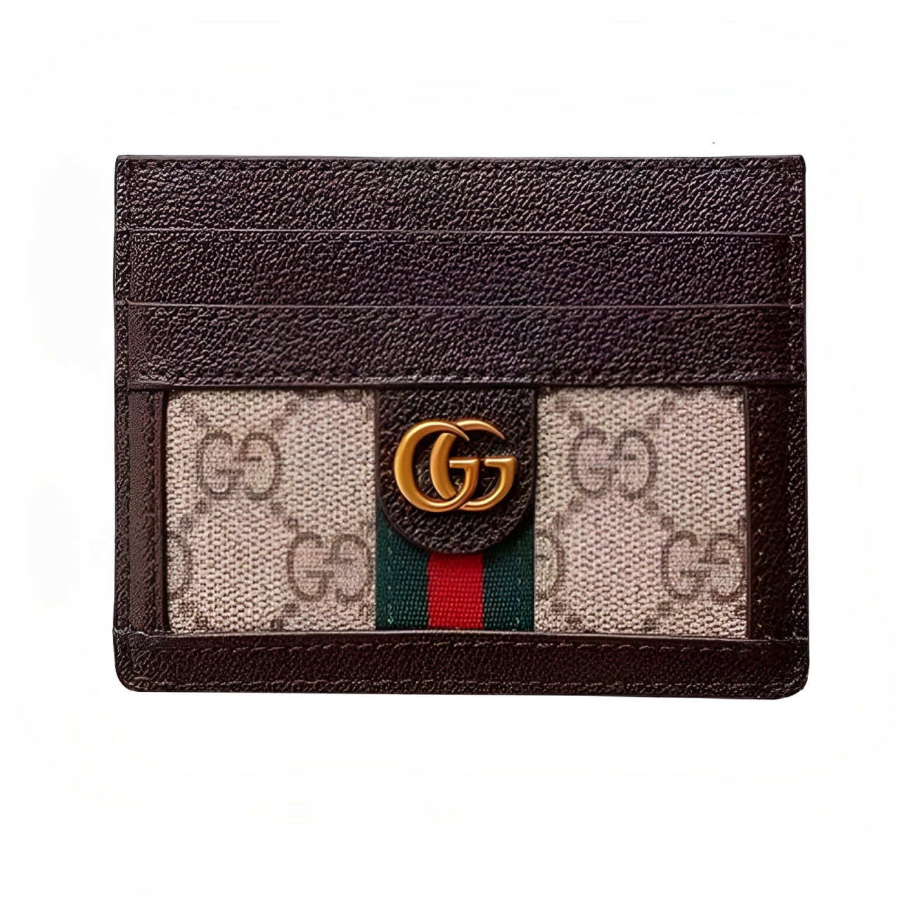 Classic GC Black Leather Wallet Card Holder