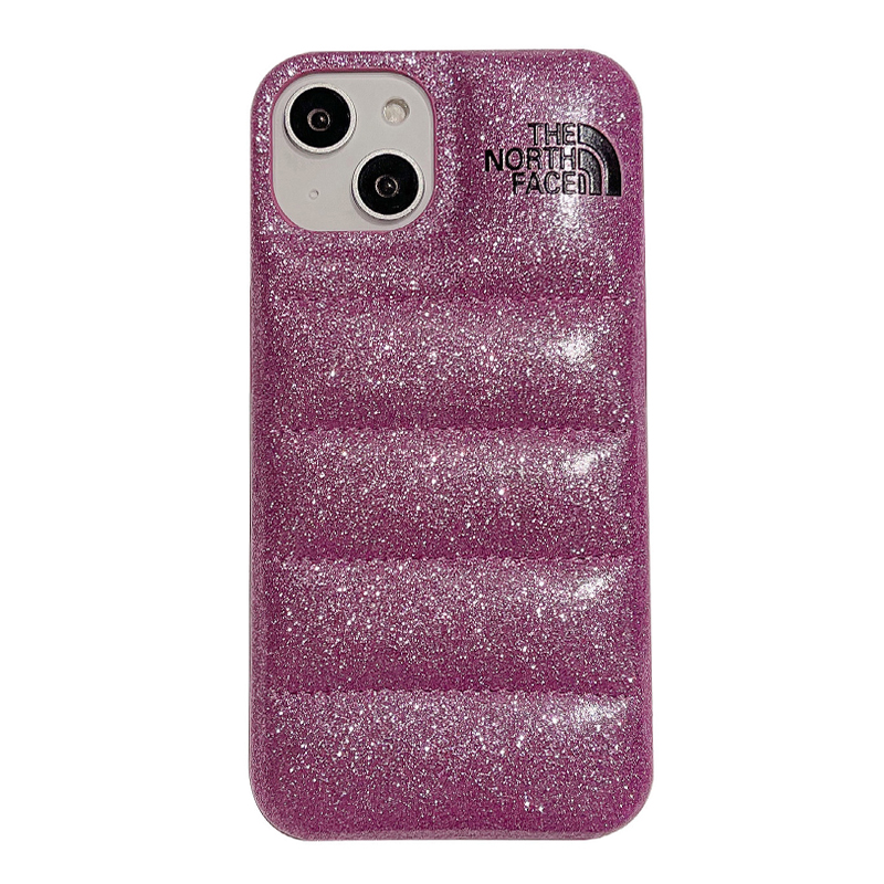  NF Glitter Down Jacket iPhone Case