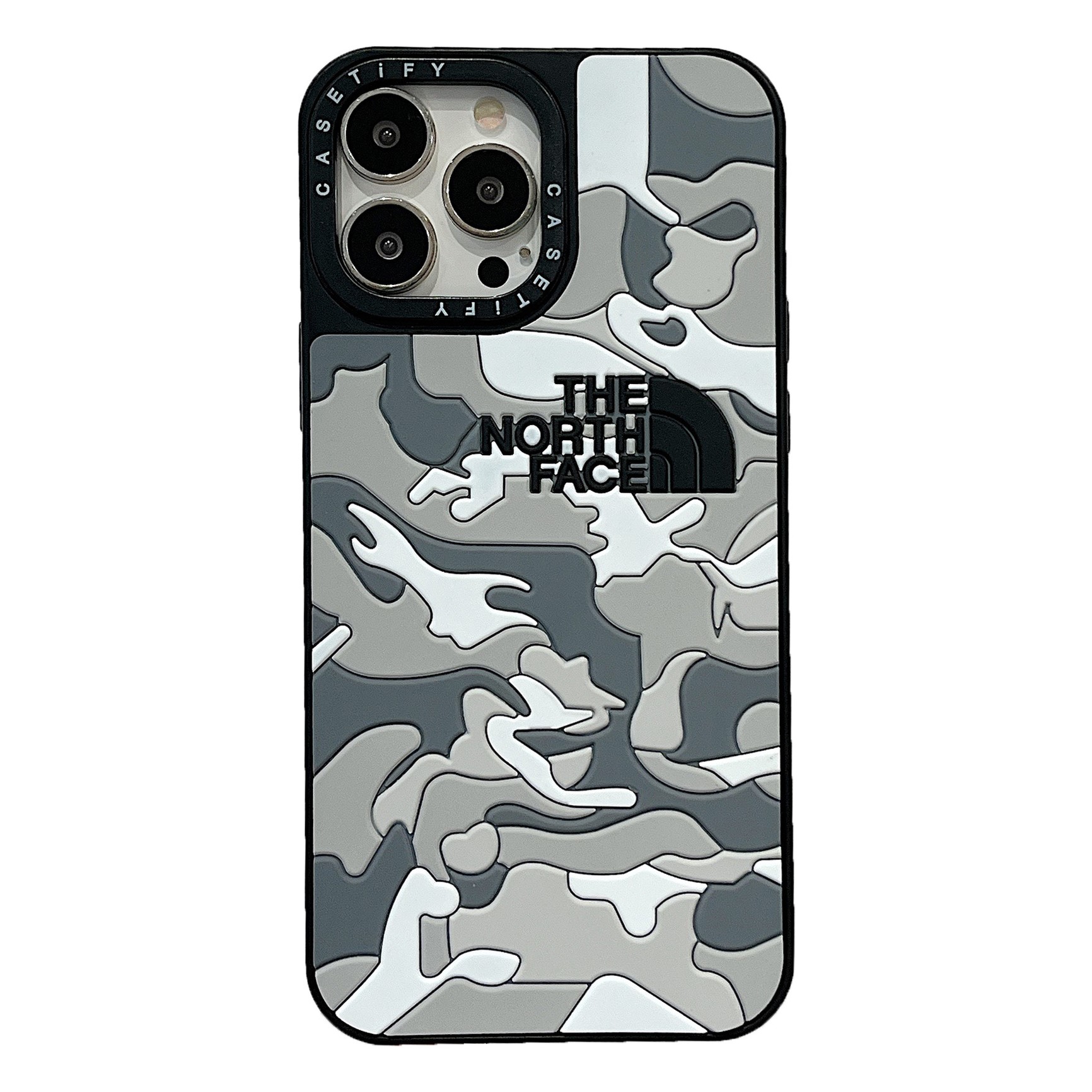 The North Face iPhone Case- Camouflage style Silicone 