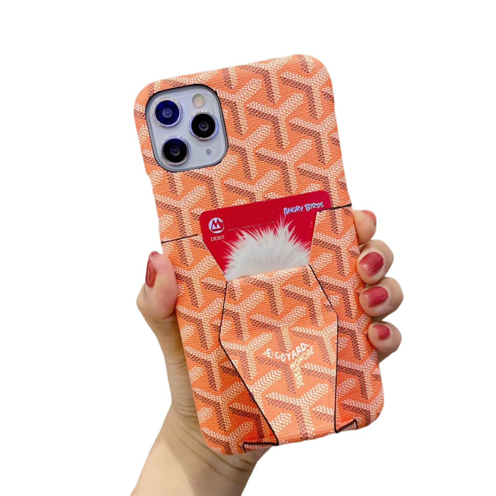 GD Vintage Leather iPhone Wallet Case With Card Holder-BELKCASE