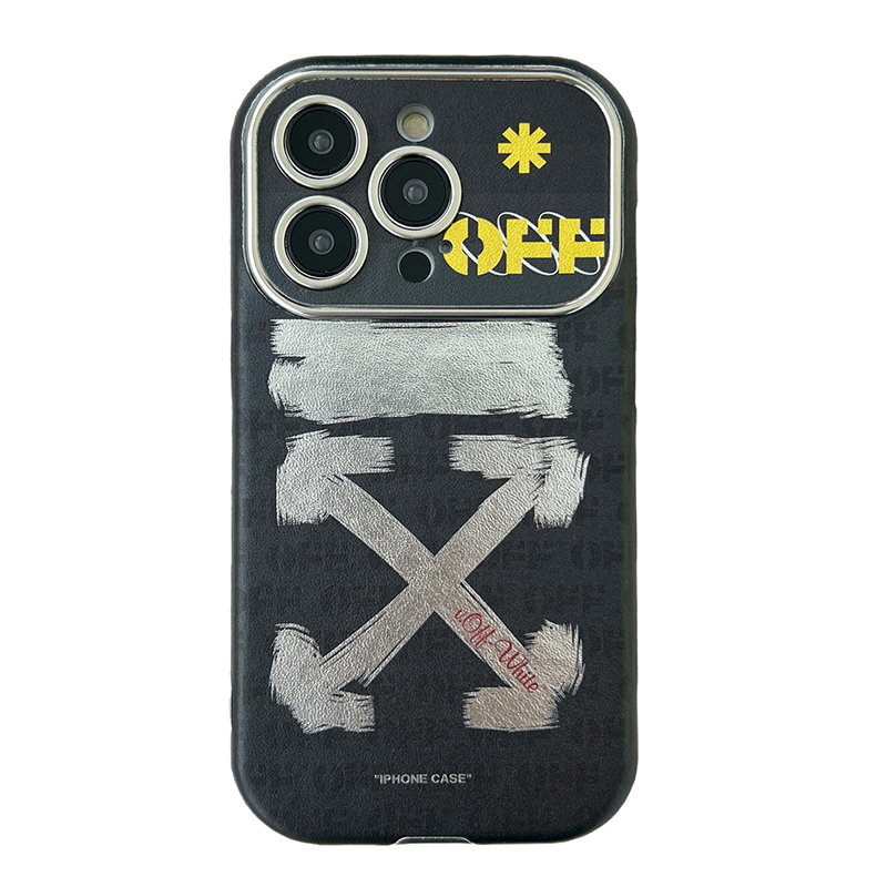 Vintage Leather Off White iPhone Case