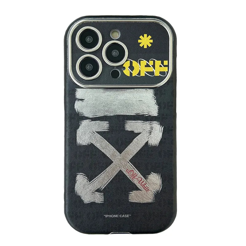 Vintage Leather OW iPhone Case