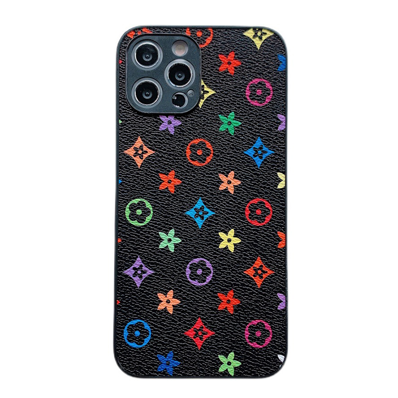 Luxury Leather V iPhone Wallet Case