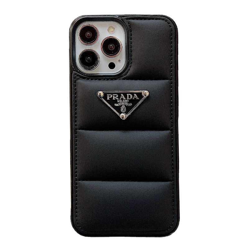 PD Goose Down Metal Triangle Label iphone Case-BELKCASE