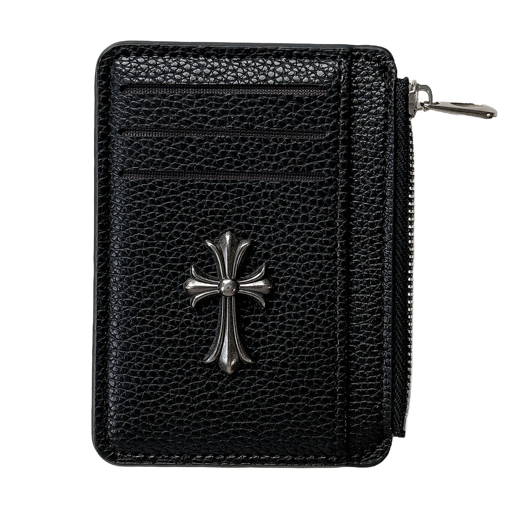 Luxury Leather  Zipper Wallet Card Holder 