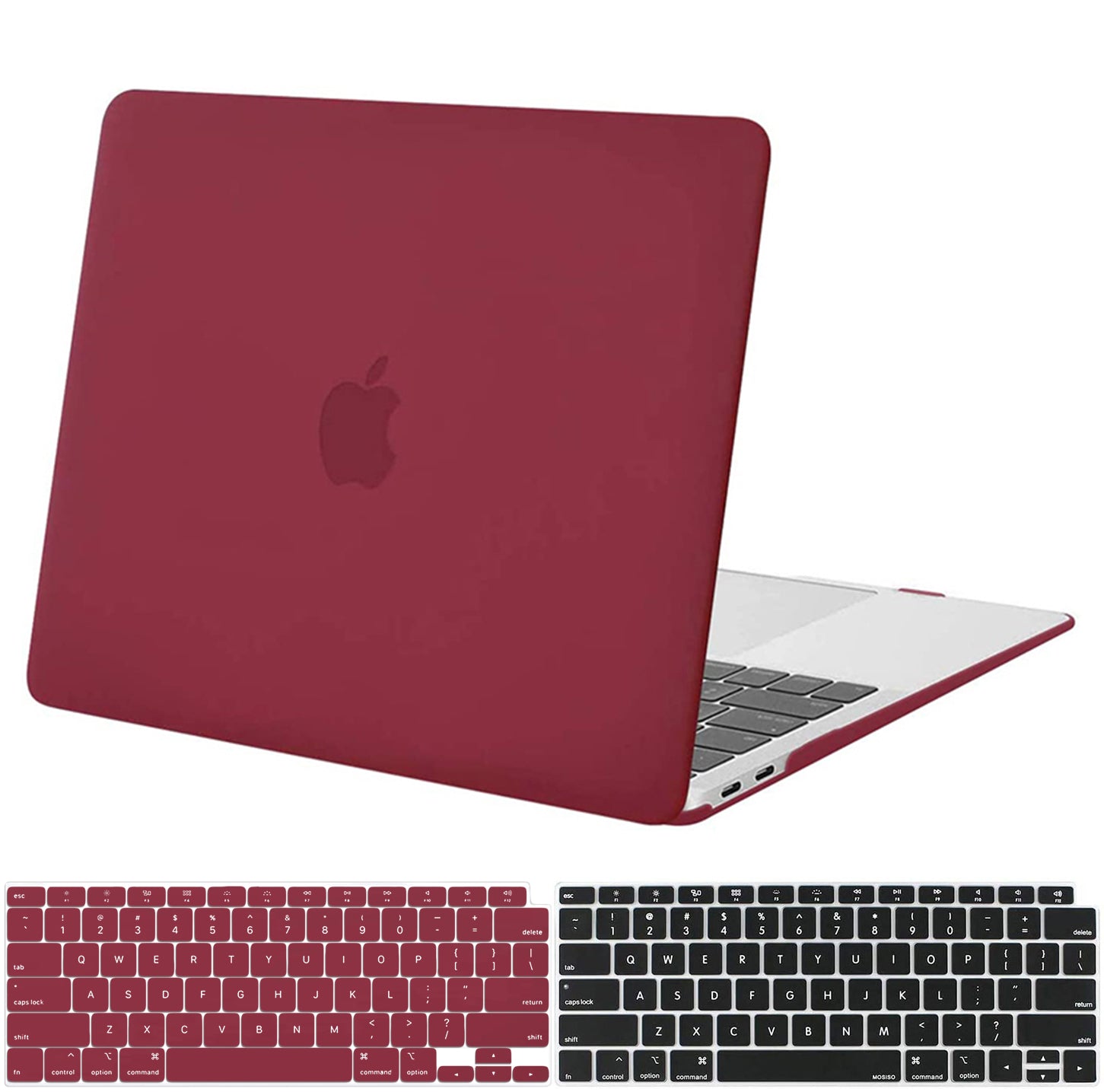 Frosted Wine Red | Macbook case customizable