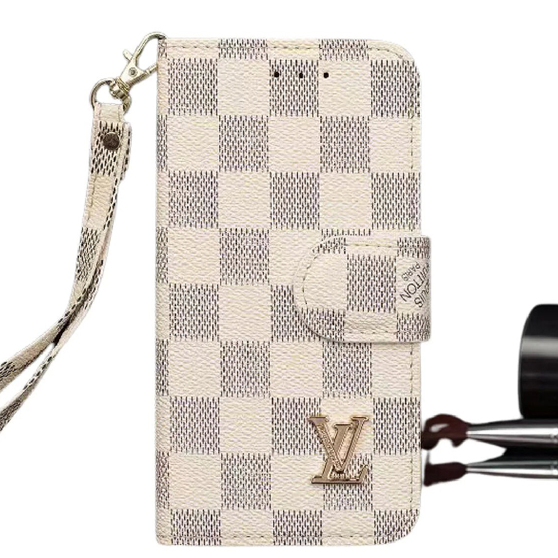 Monogram Leather iPhone Wallet Case
