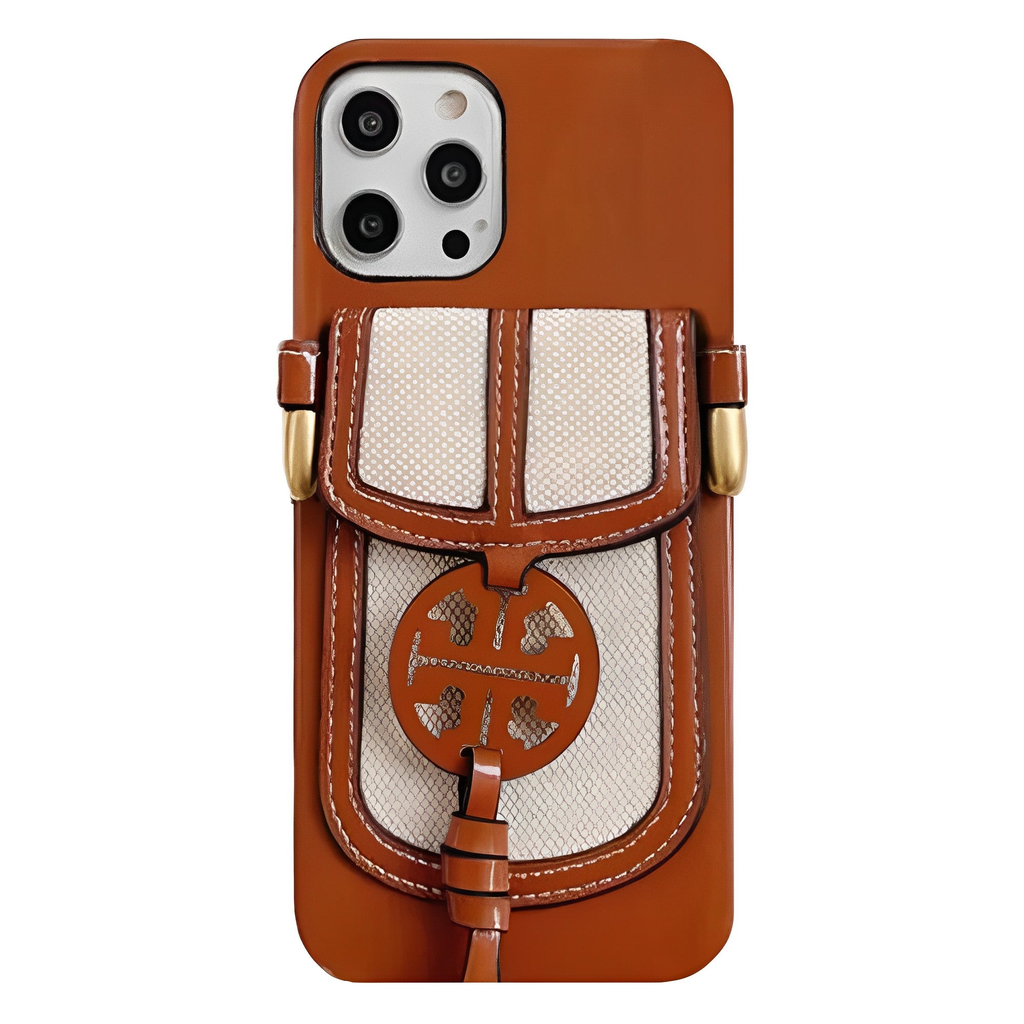 Retro Leather iPhone Wallet Case With Crossbody Strap-BELKCASE