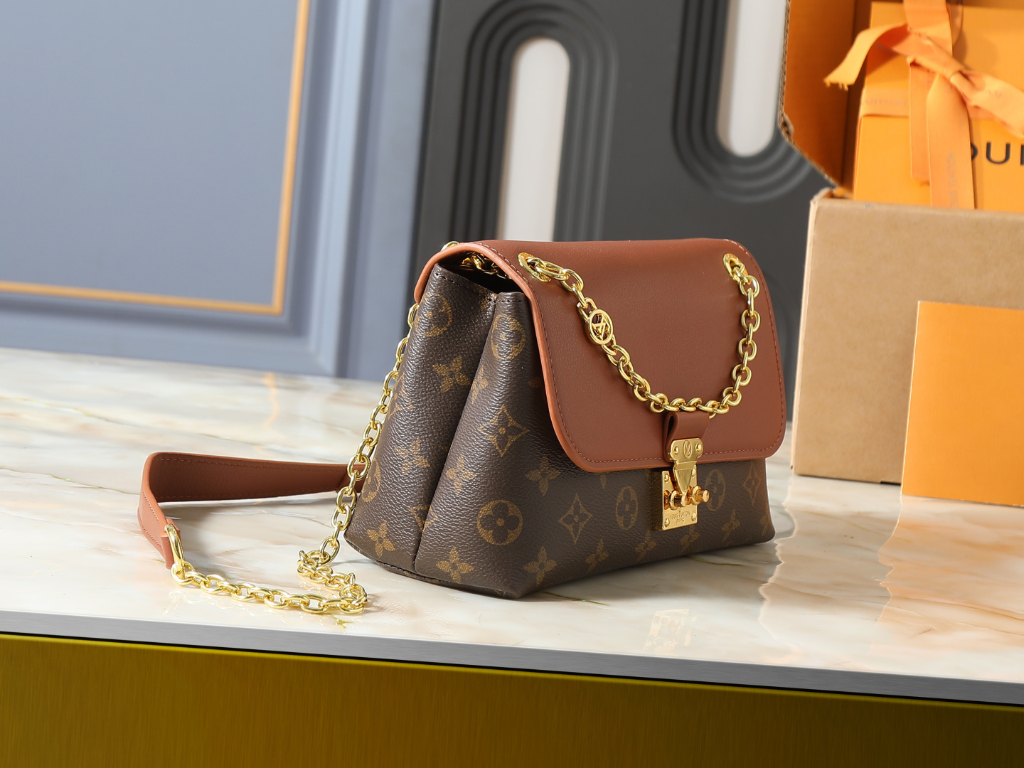 Louis Vuitton Madeleine BB Leather Monogram Handbag