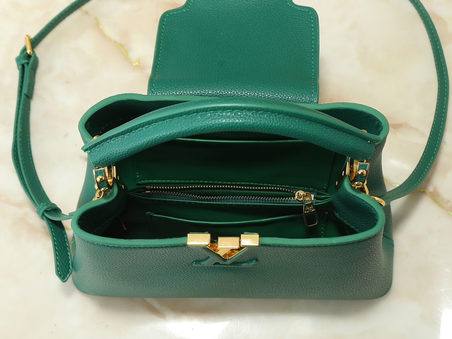 Louis Vuitton My Capucines Leather Handbag
