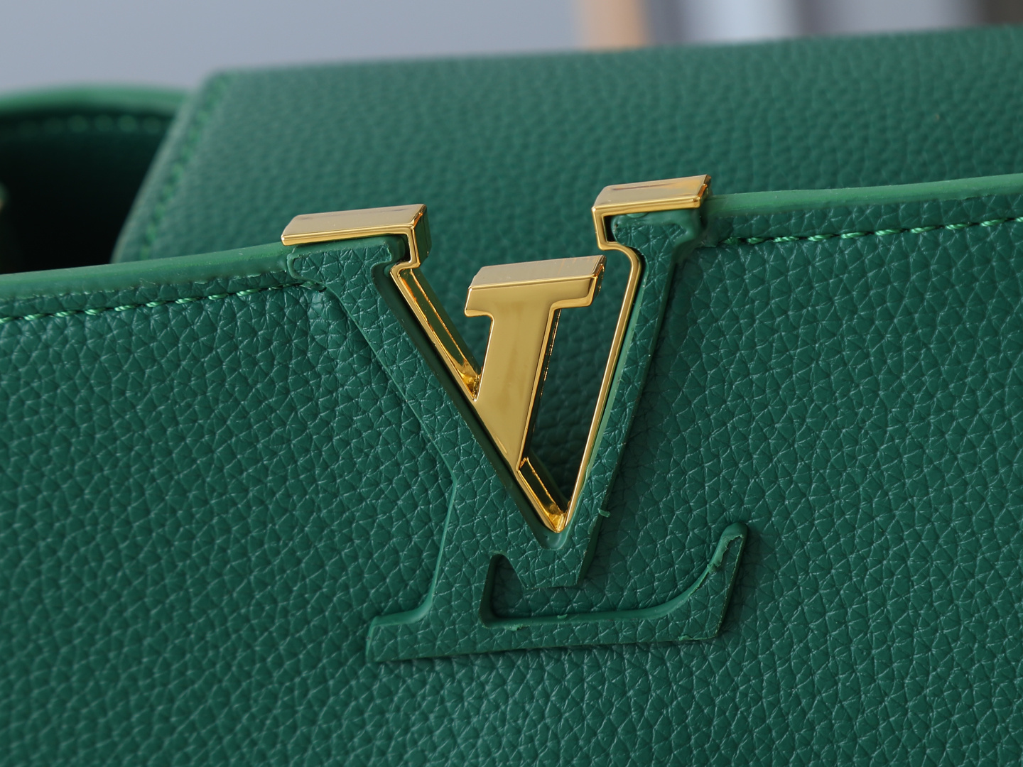 Louis Vuitton My Capucines Leather Handbag
