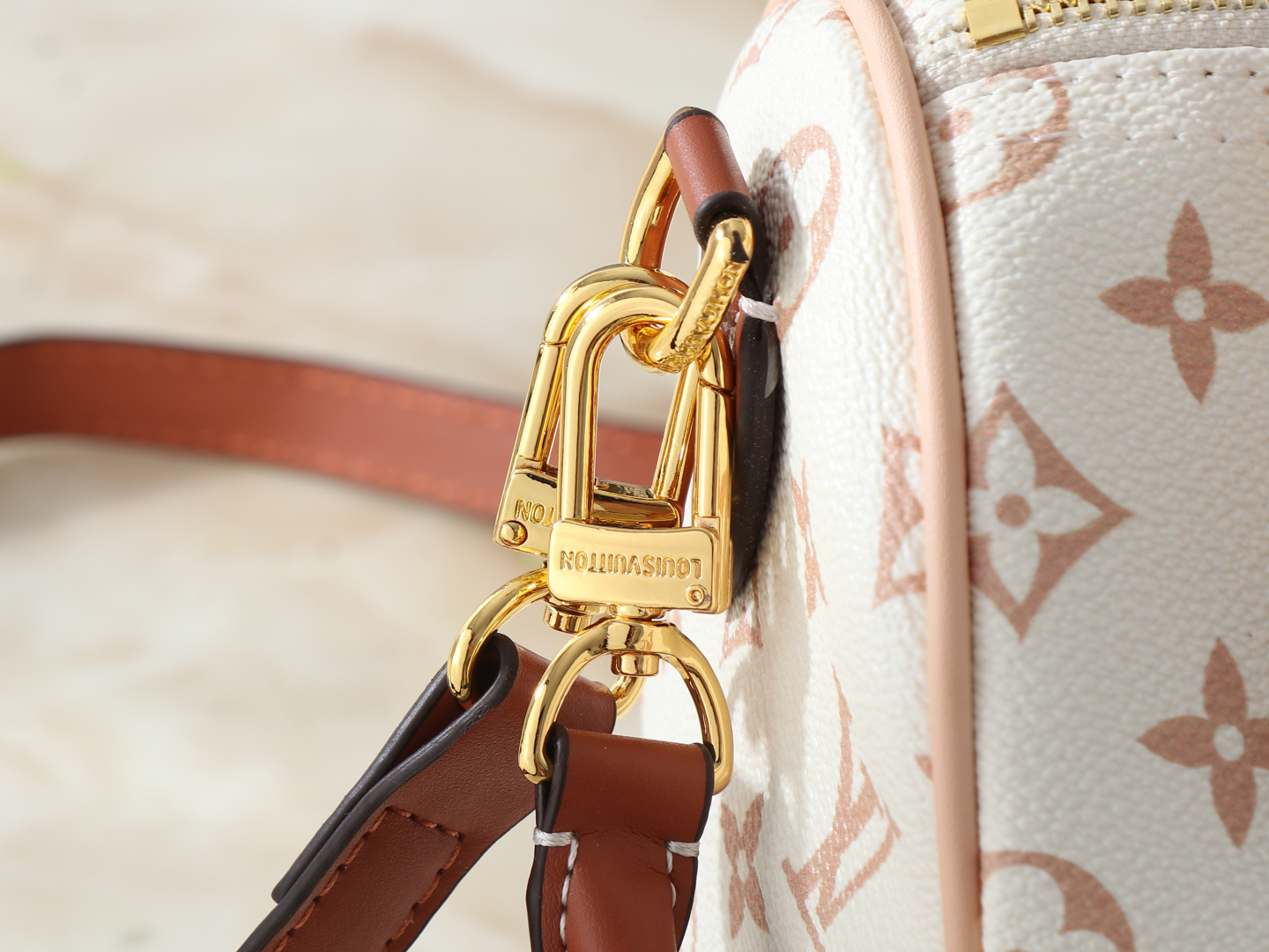 Louis Vuitton Speedy 25 Leather Shoulder Bag