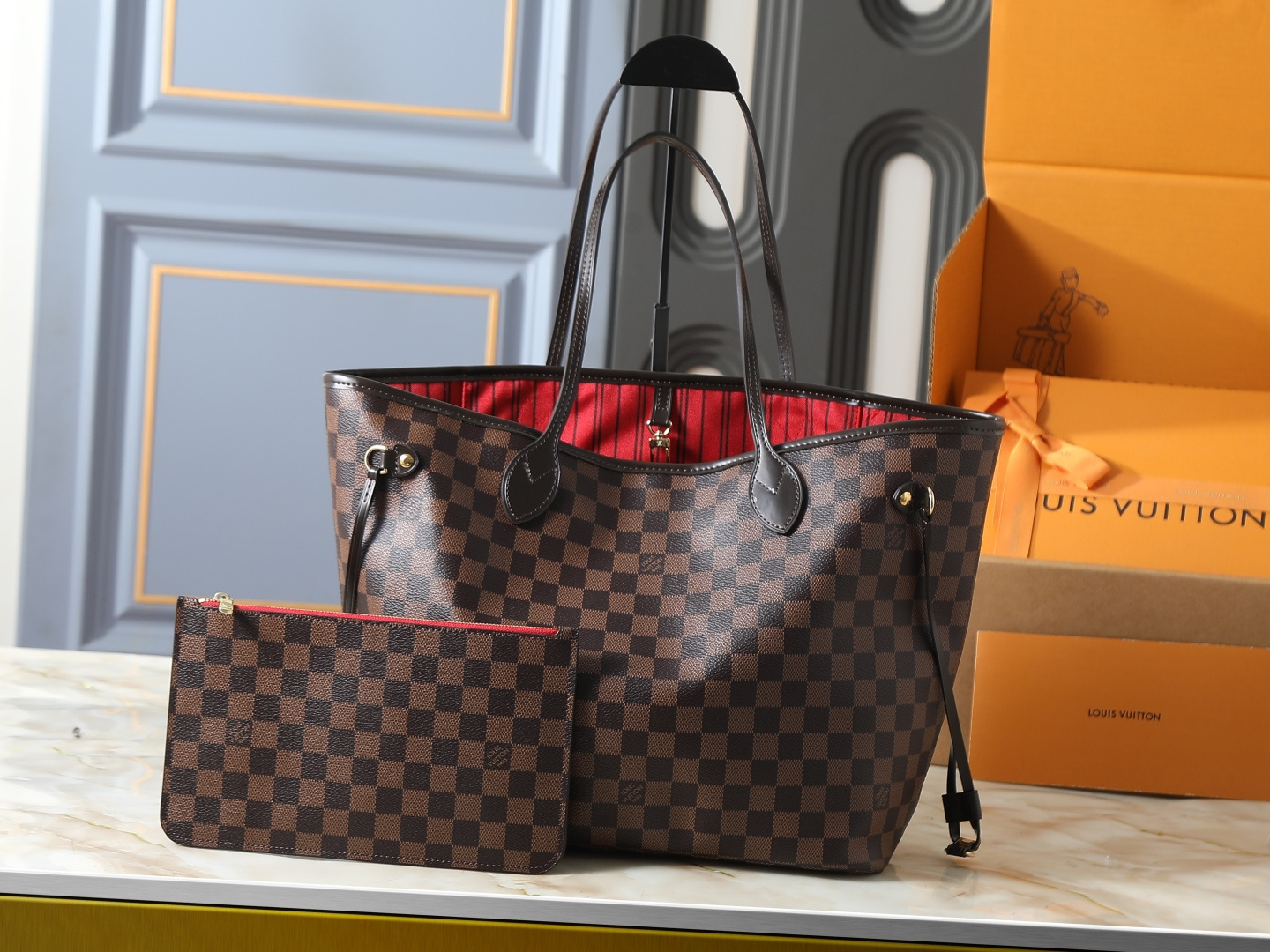 Louis Vuitton Neverfull MM Monogram Tote Bag