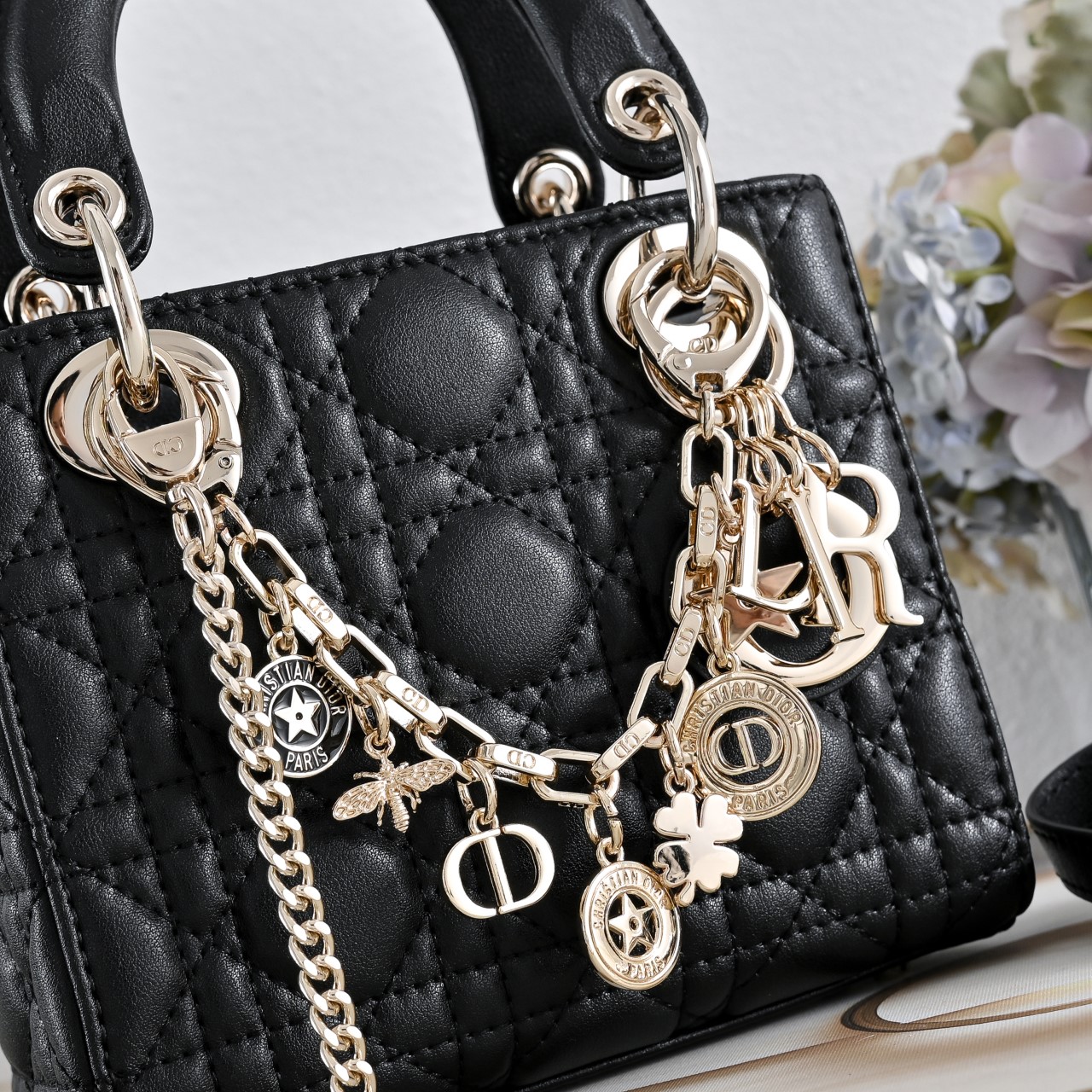 Dior Miss Caro Diorling Mini Bag – Raffia with Cannage motif